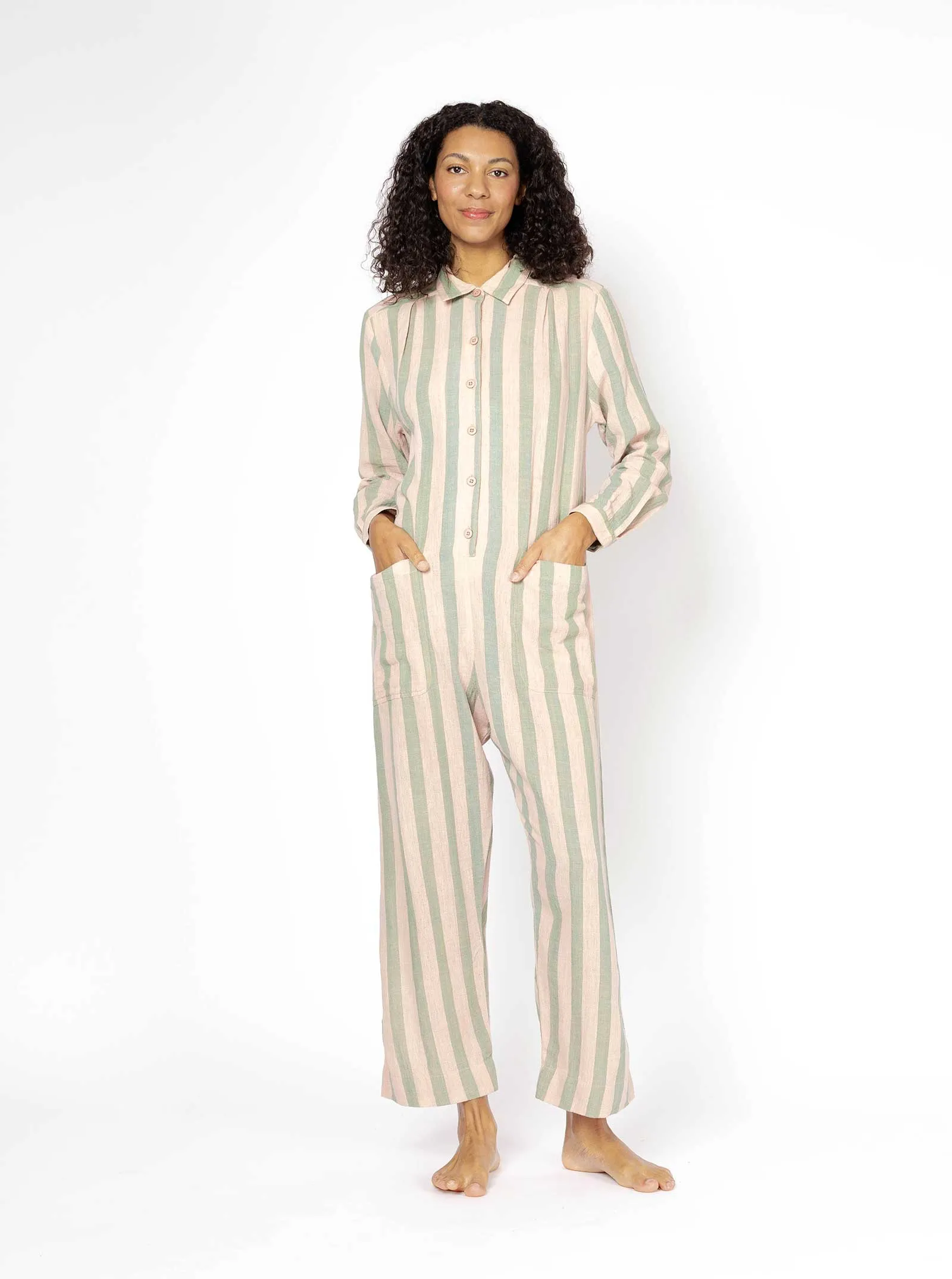 sample sale | lennon jumpsuit rosemary | XXS-4X sold by Ace & Jig product image thumbnail 2