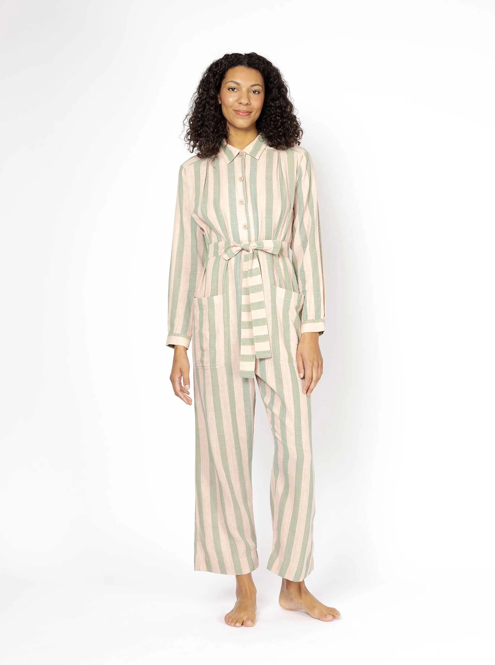 sample sale | lennon jumpsuit rosemary | XXS-4X sold by Ace & Jig