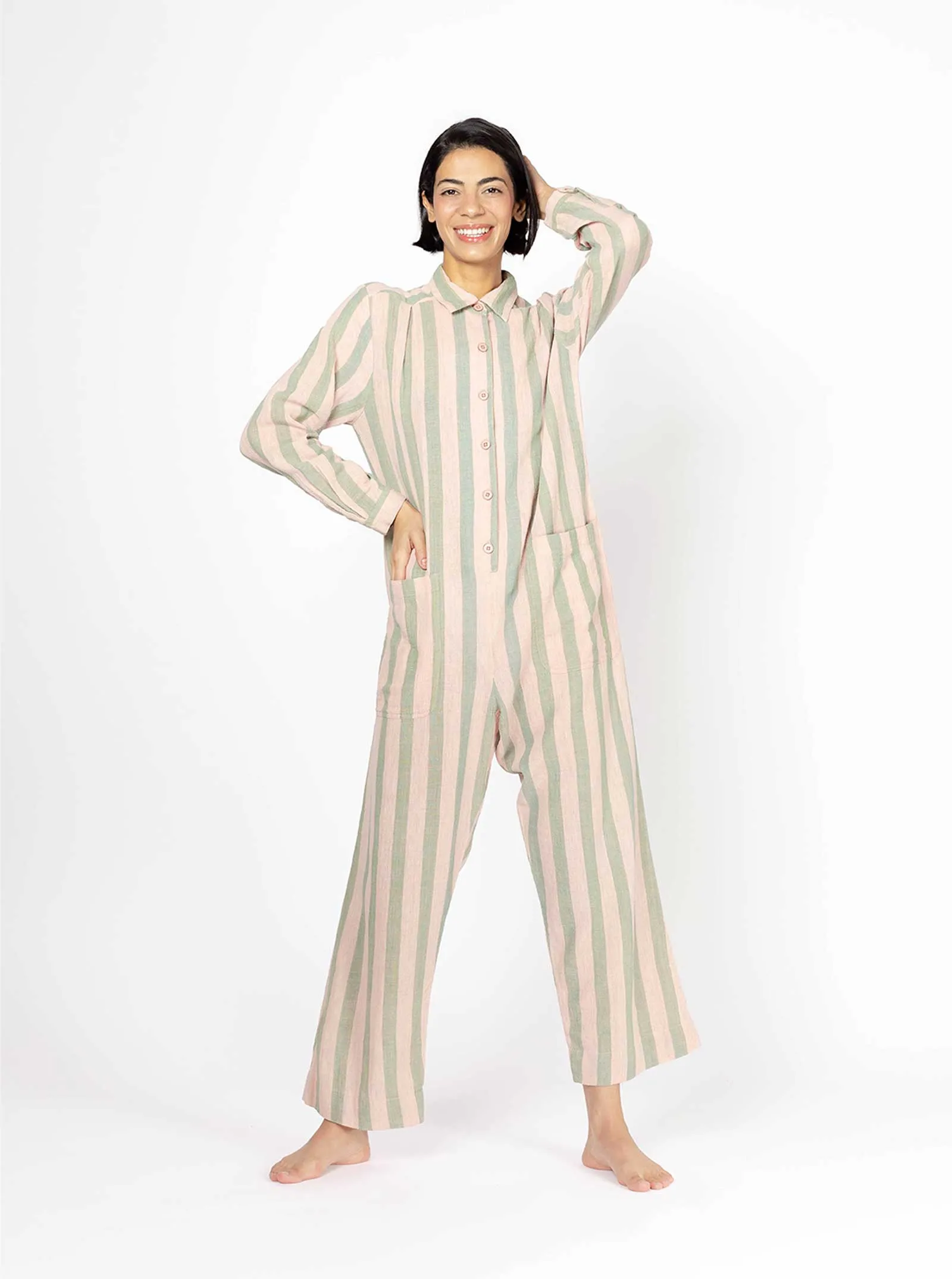 sample sale | lennon jumpsuit rosemary | XXS-4X sold by Ace & Jig product image thumbnail 5