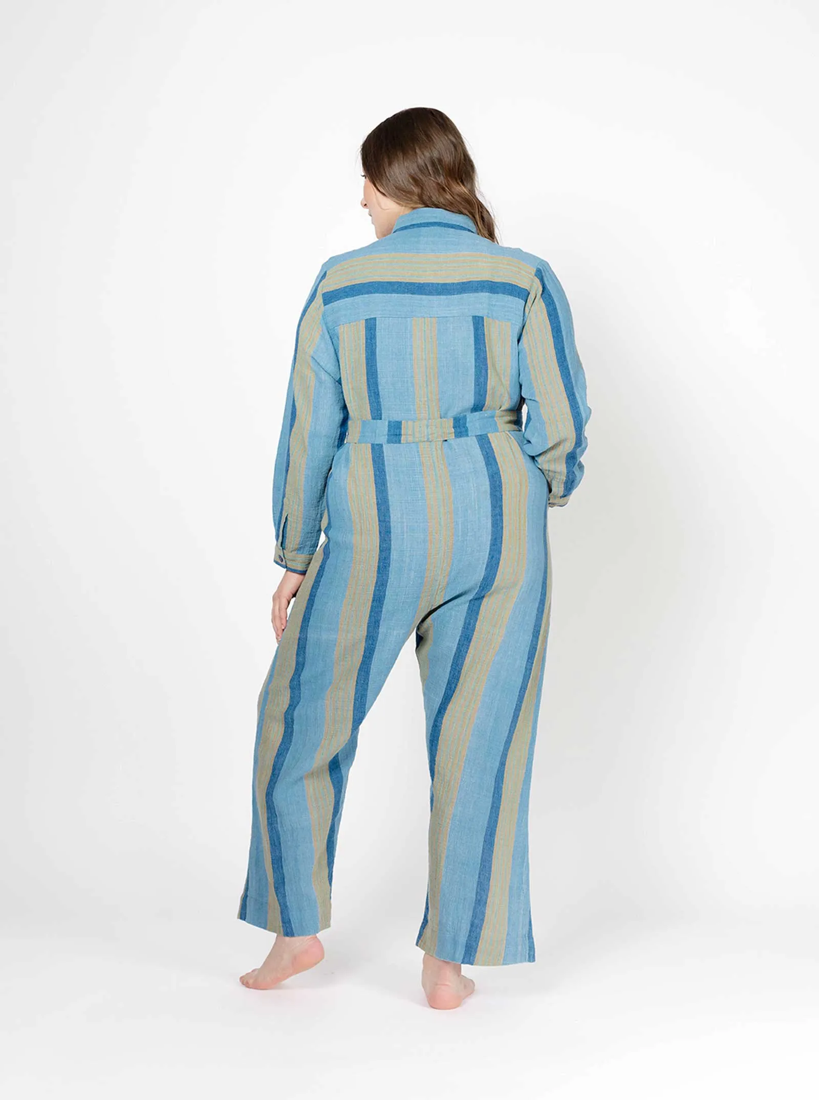 sample sale | lennon jumpsuit bluebell | XXS-4X sold by Ace & Jig product image thumbnail 3