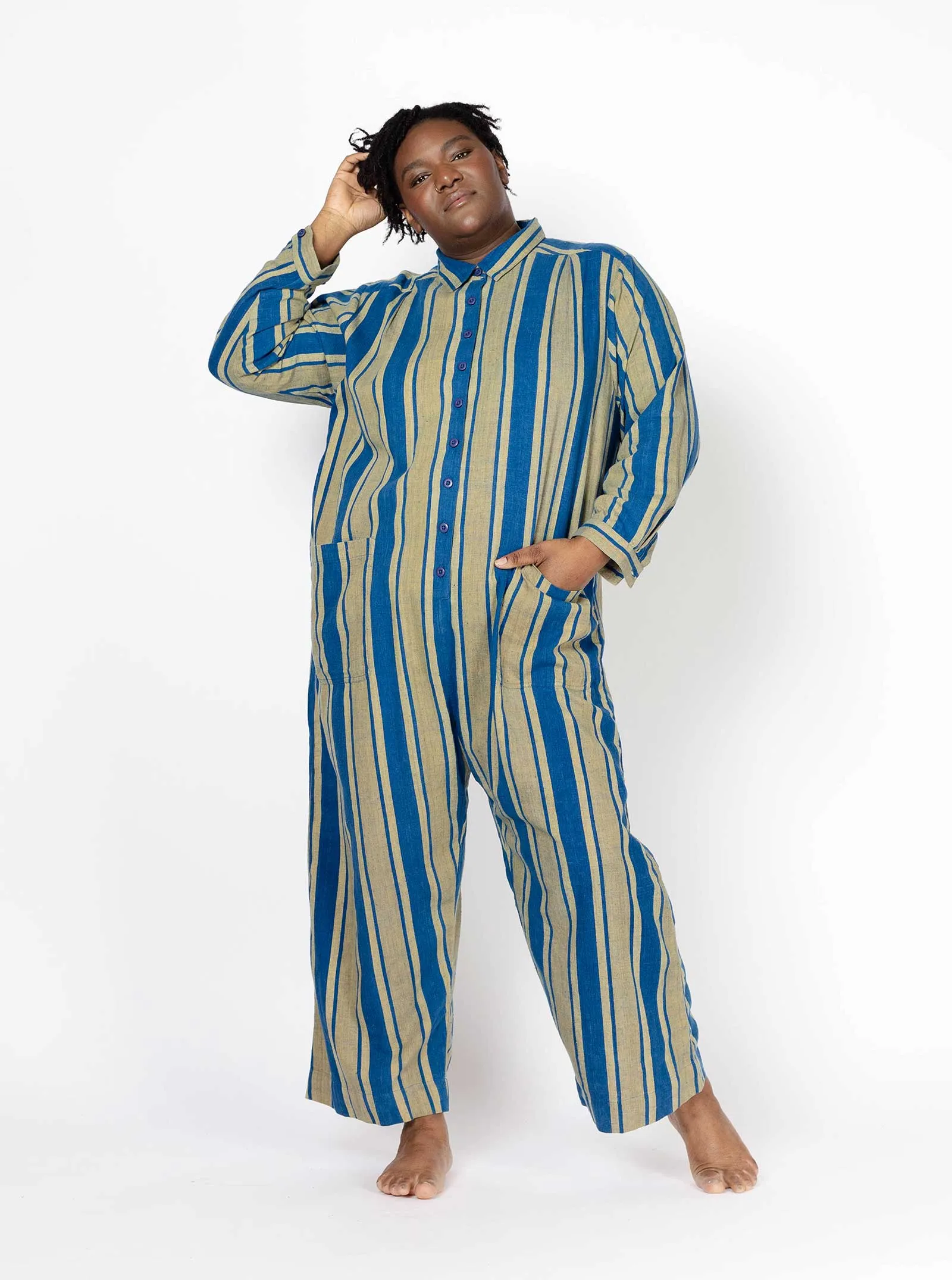 sample sale | lennon jumpsuit elderberry | XXS-L sold by Ace & Jig product image thumbnail 5