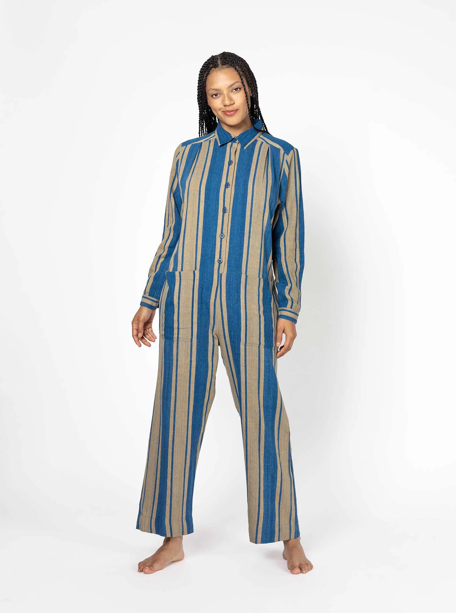 sample sale | lennon jumpsuit elderberry | XXS-L sold by Ace & Jig product image thumbnail 2