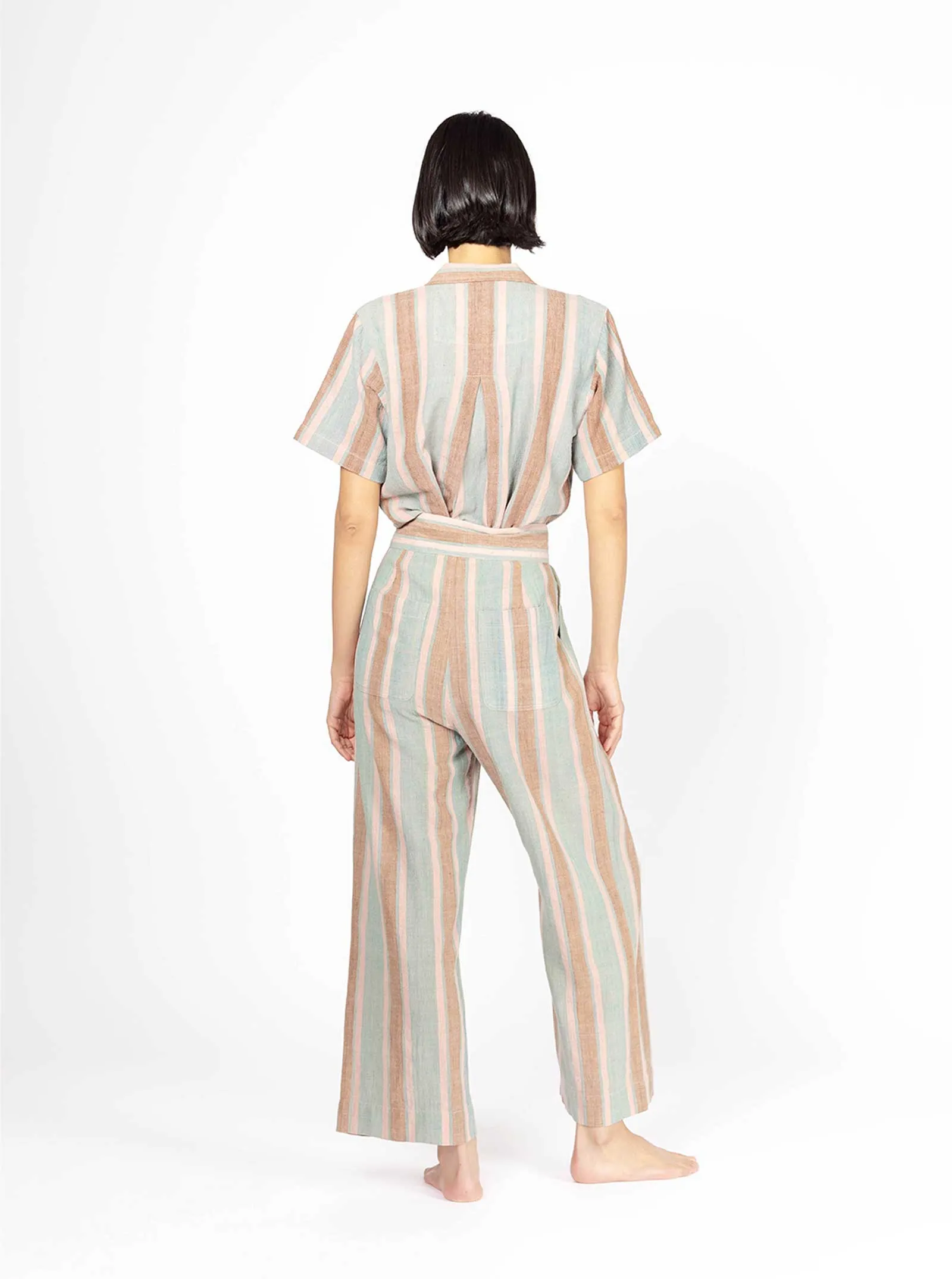 sample sale | lexi trouser basil | XXS-XL sold by Ace & Jig product image thumbnail 5