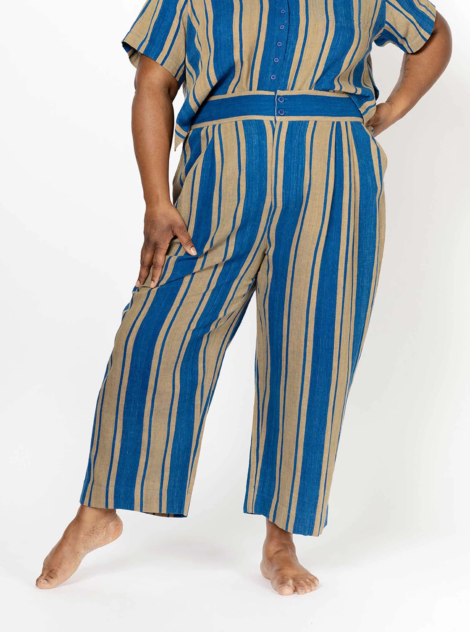 sample sale | lexi trouser elderberry | XXS sold by Ace & Jig product image thumbnail 5