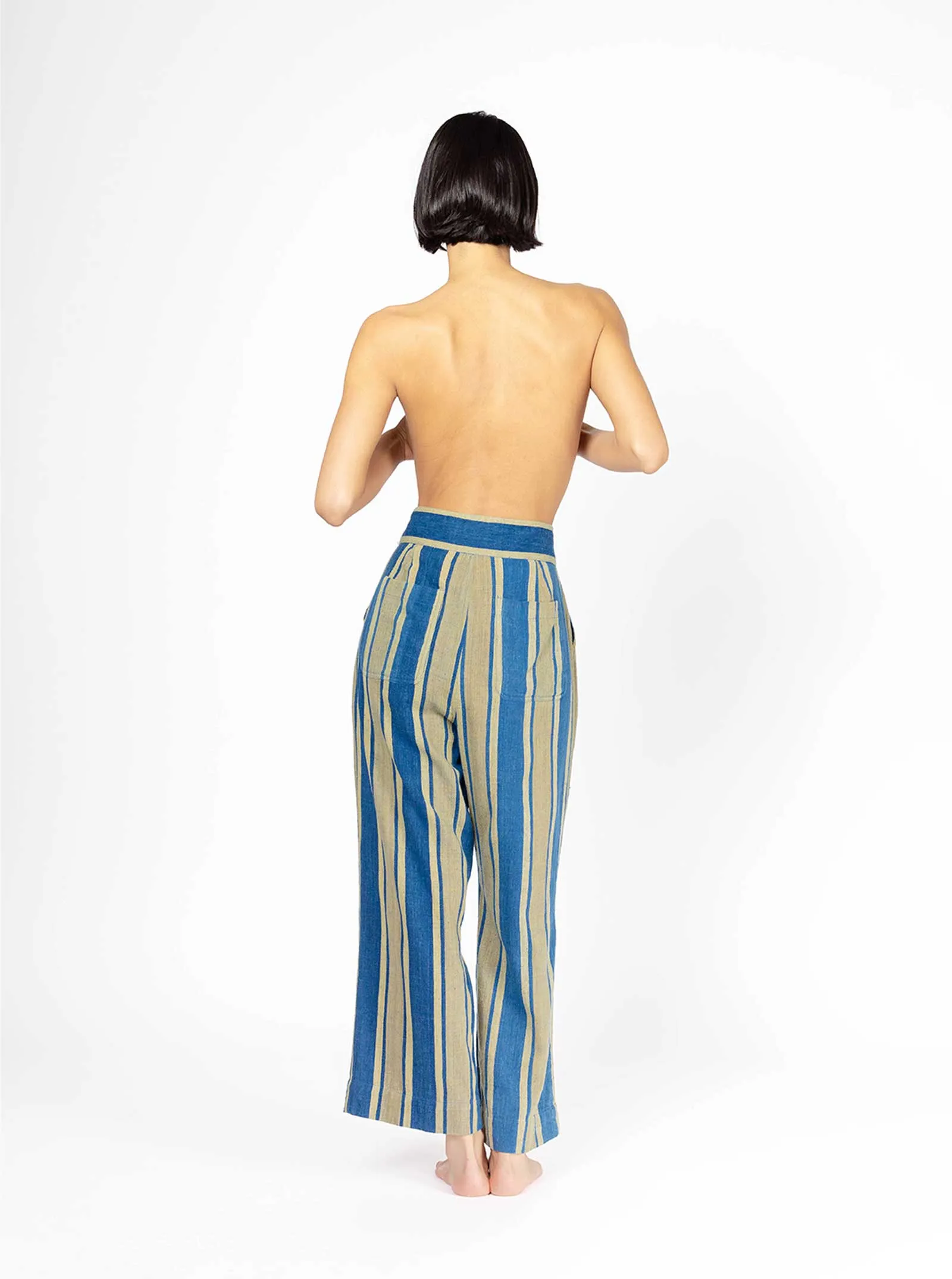 sample sale | lexi trouser elderberry | XXS sold by Ace & Jig product image thumbnail 4