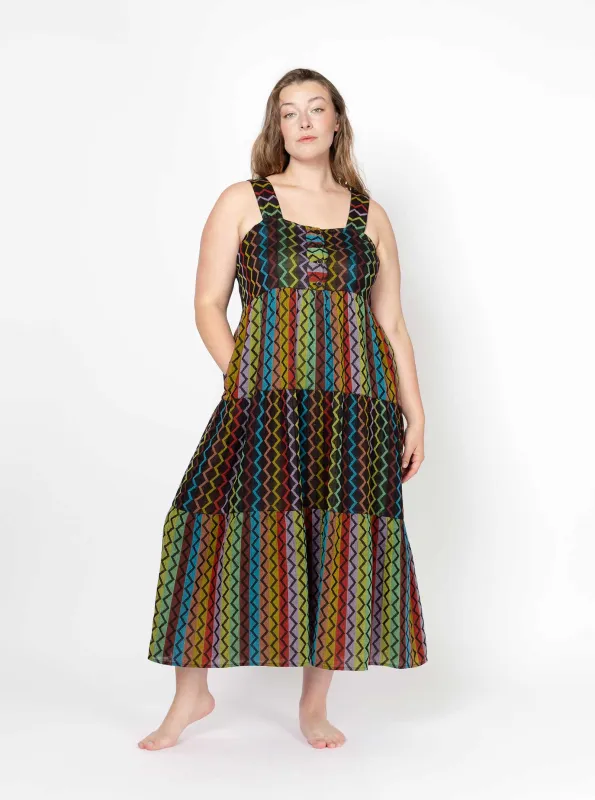 sample sale | rhea dress electronica | XXS-4X sold by Ace & Jig