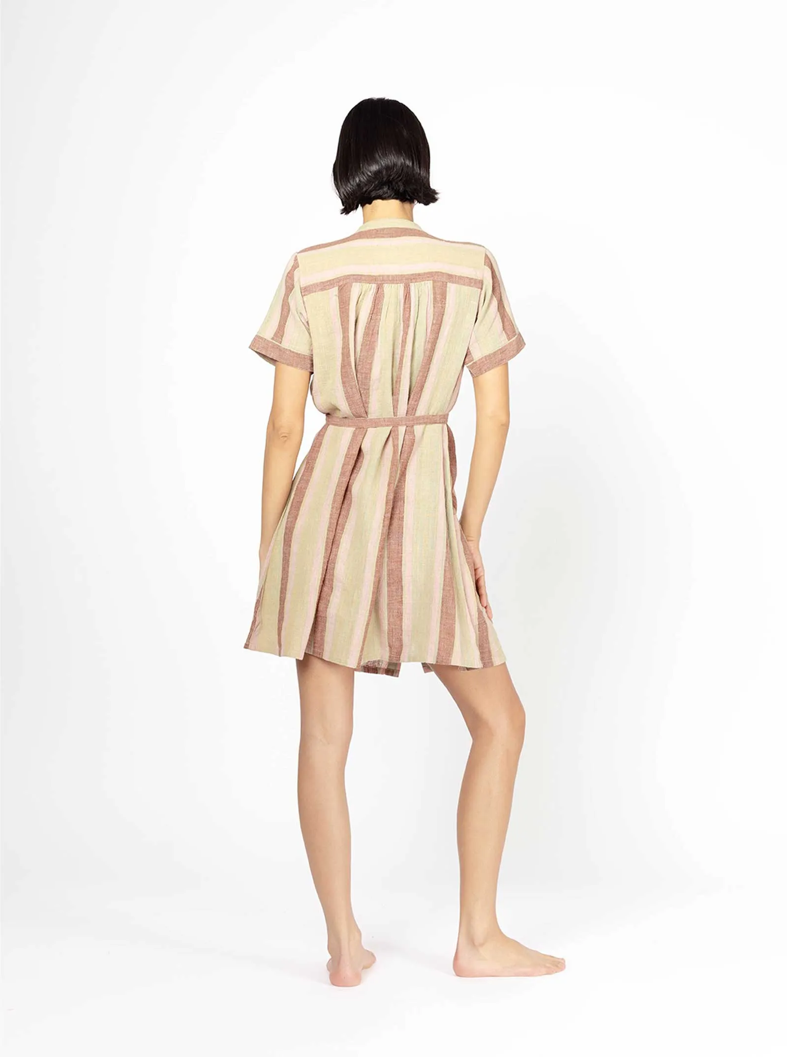 sample sale | river dress basil | XS-1X sold by Ace & Jig product image thumbnail 4