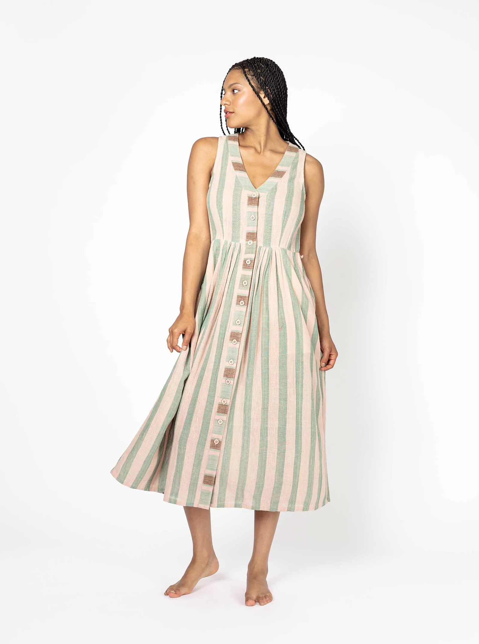 sample sale | callie dress rosemary | XXS-4X sold by Ace & Jig product image thumbnail 2