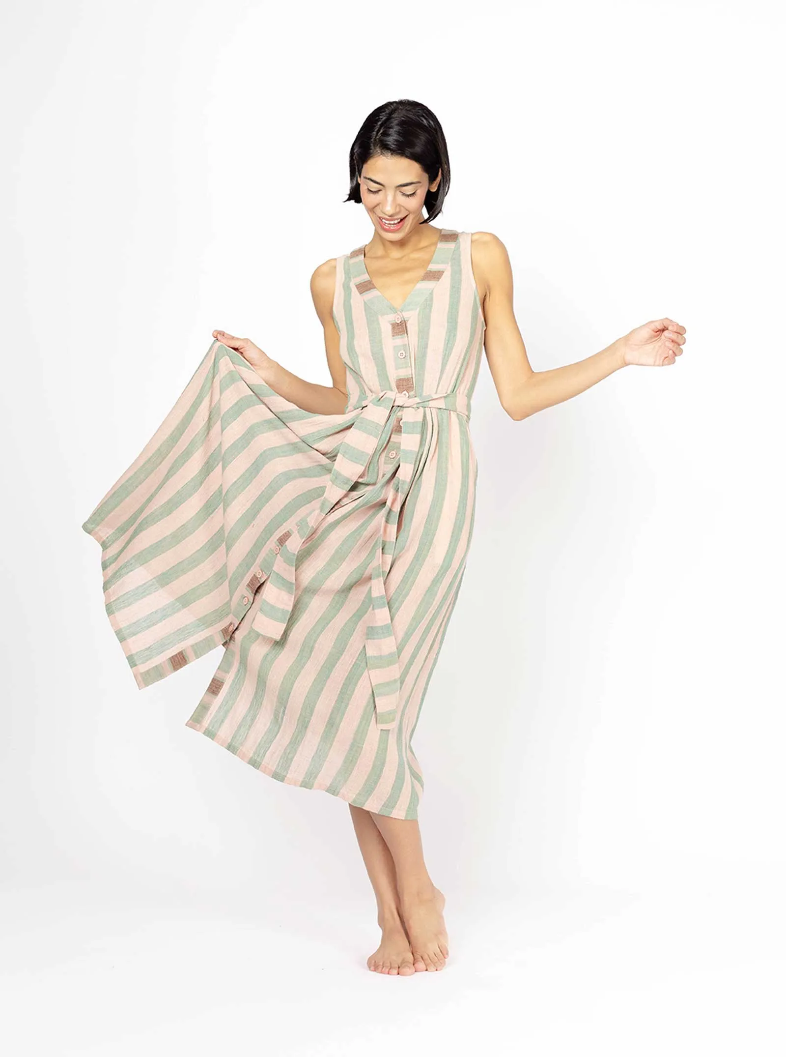 sample sale | callie dress rosemary | XXS-4X sold by Ace & Jig product image thumbnail 5