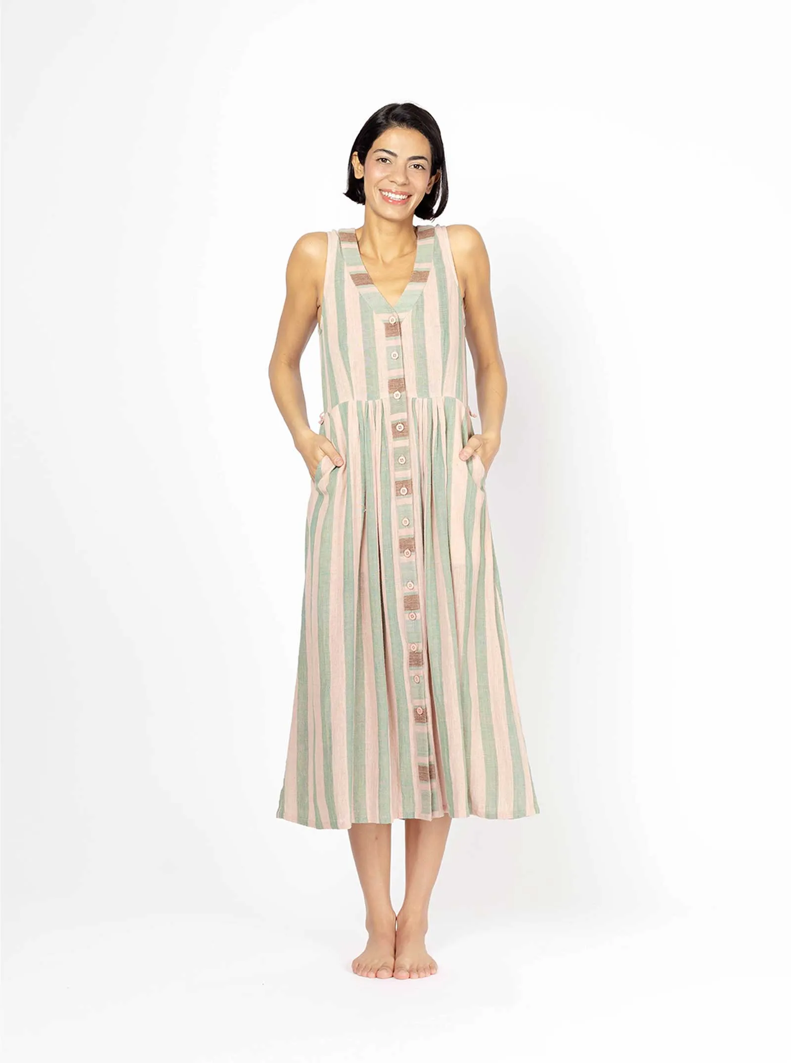 sample sale | callie dress rosemary | XXS-4X sold by Ace & Jig product image thumbnail 4