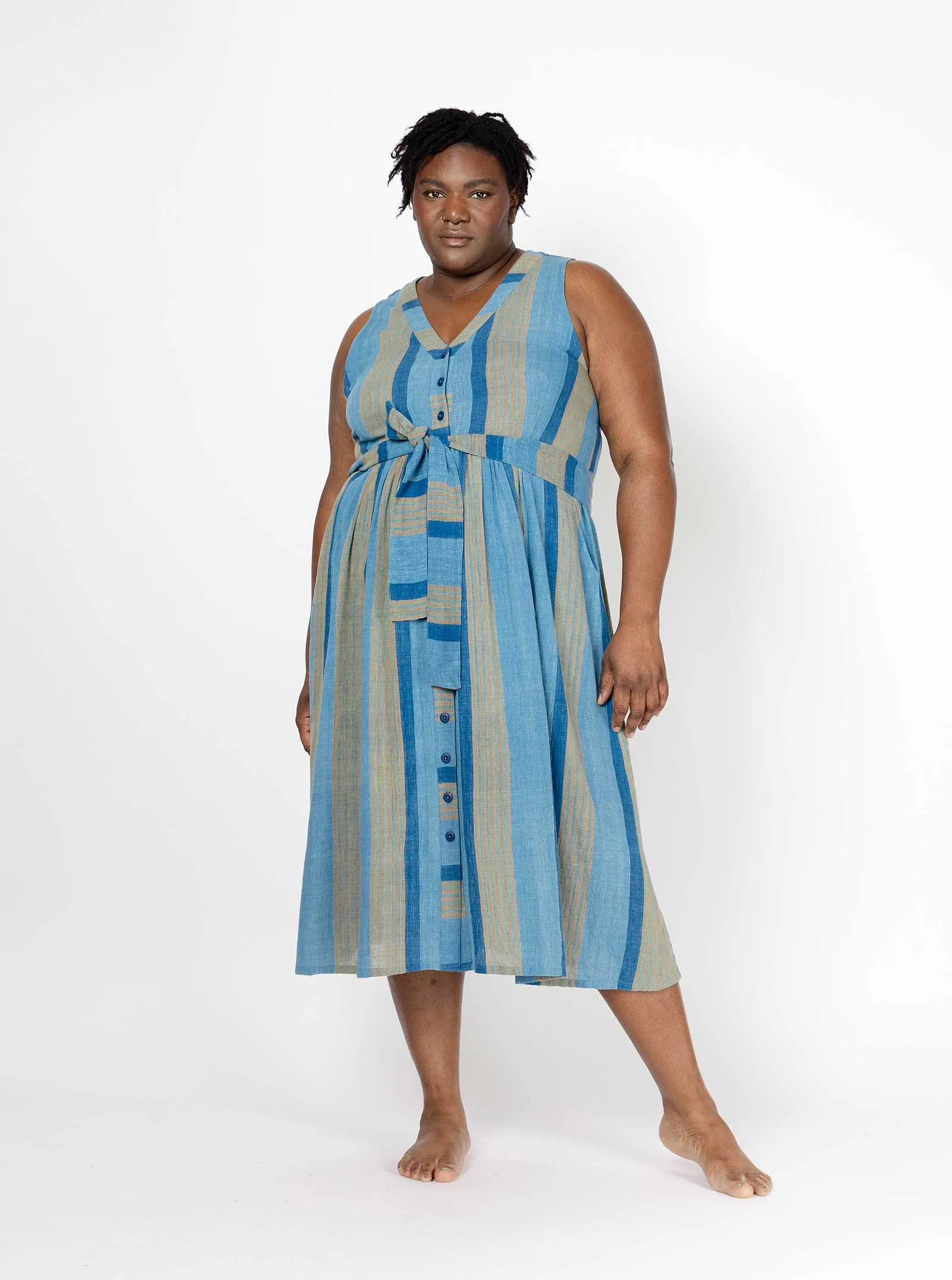 sample sale | callie dress bluebell | XXS-3X sold by Ace & Jig product image thumbnail 4