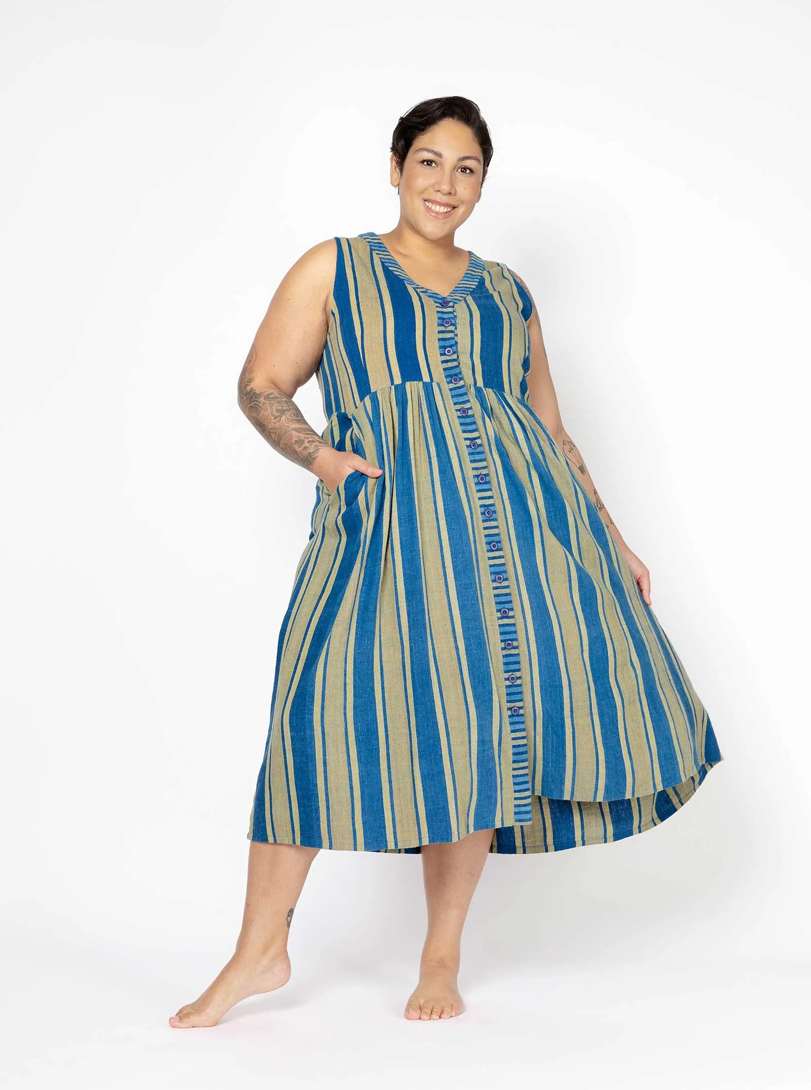 sample sale | callie dress elderberry | XXS & XL sold by Ace & Jig product image thumbnail 2