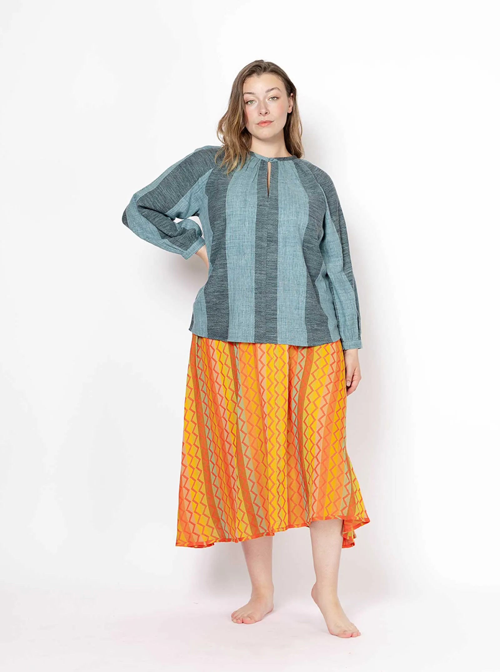 sample sale | naomi shirt milano | XXS-1X sold by Ace & Jig product image thumbnail 2