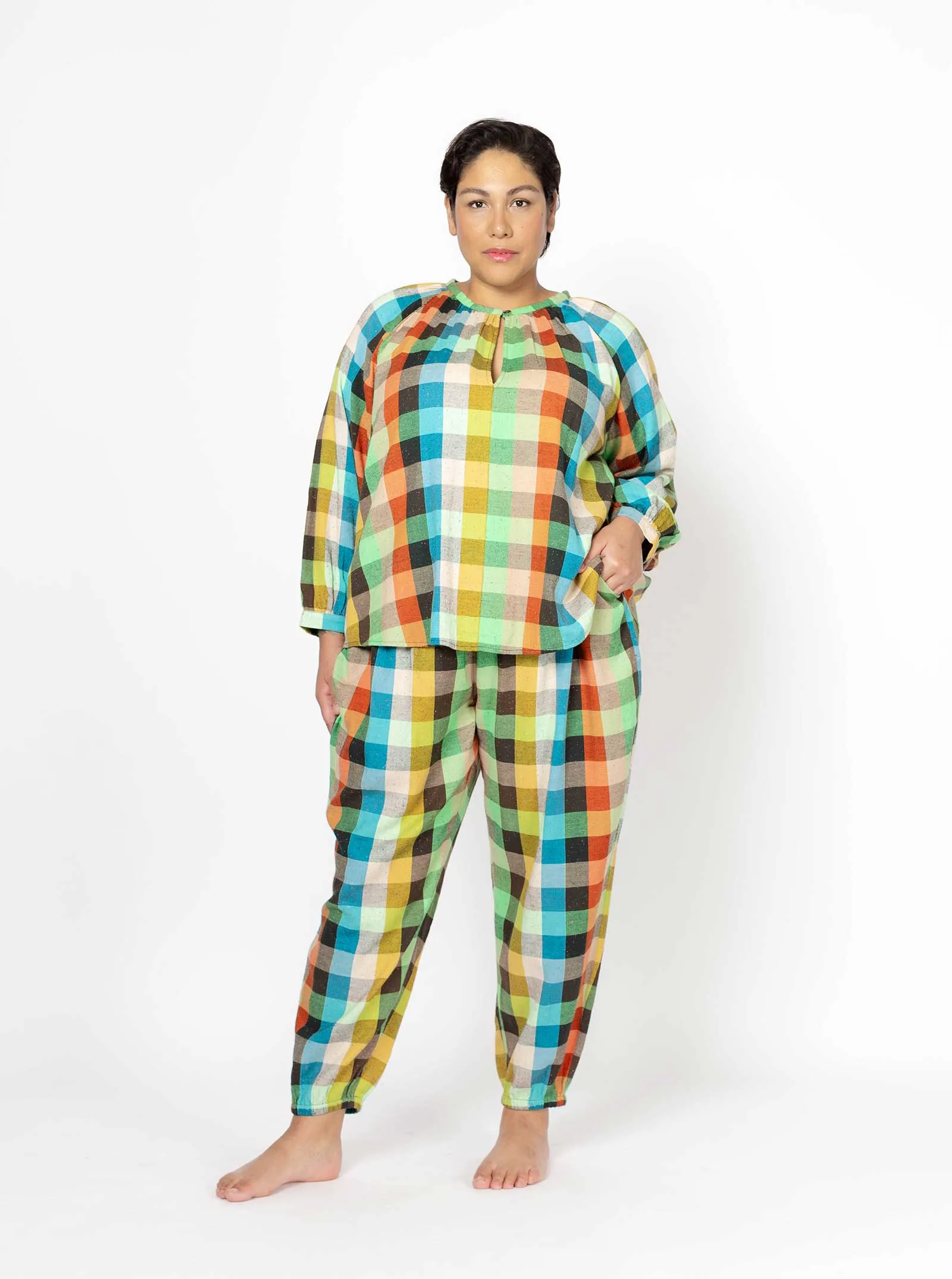 sample sale | naomi shirt campfire | XS-4X sold by Ace & Jig product image thumbnail 2