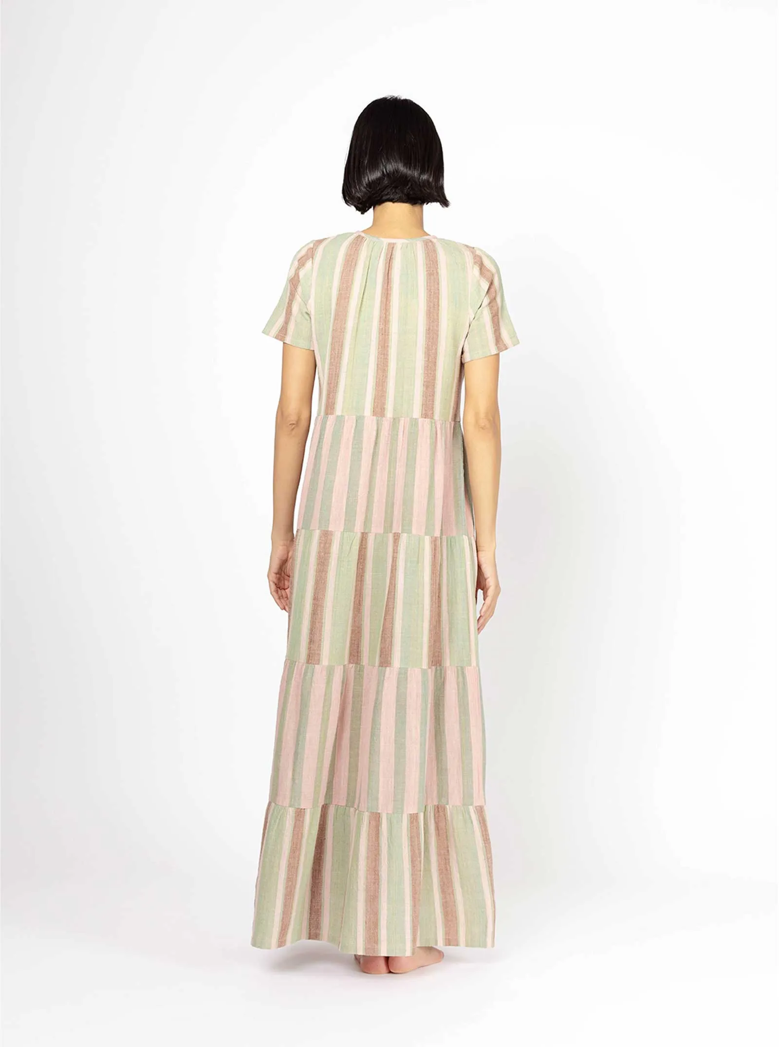 sample sale | daze dress basil | XXS sold by Ace & Jig product image thumbnail 3