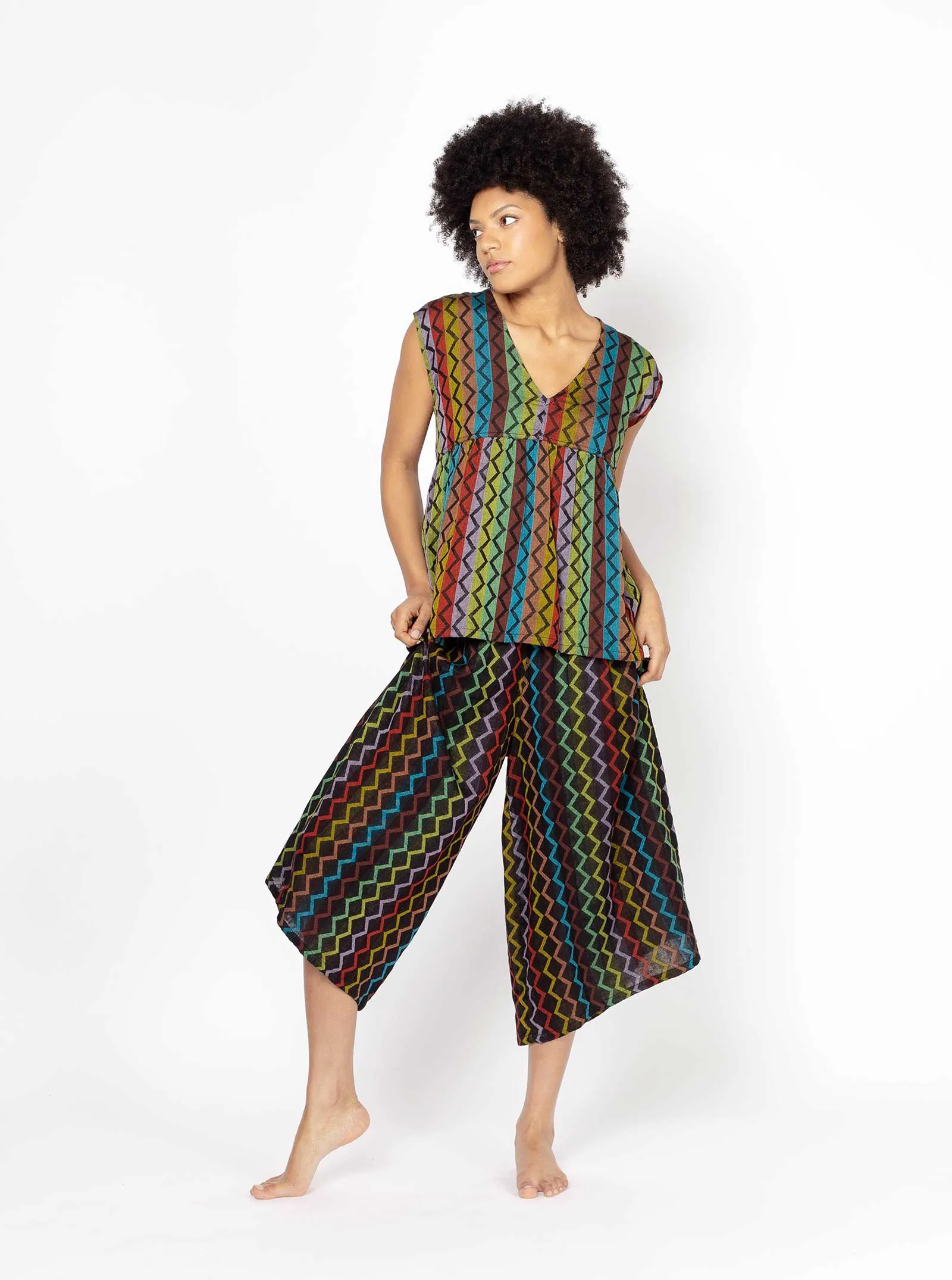 sample sale | pia top ziggy | XS-M sold by Ace & Jig product image thumbnail 3