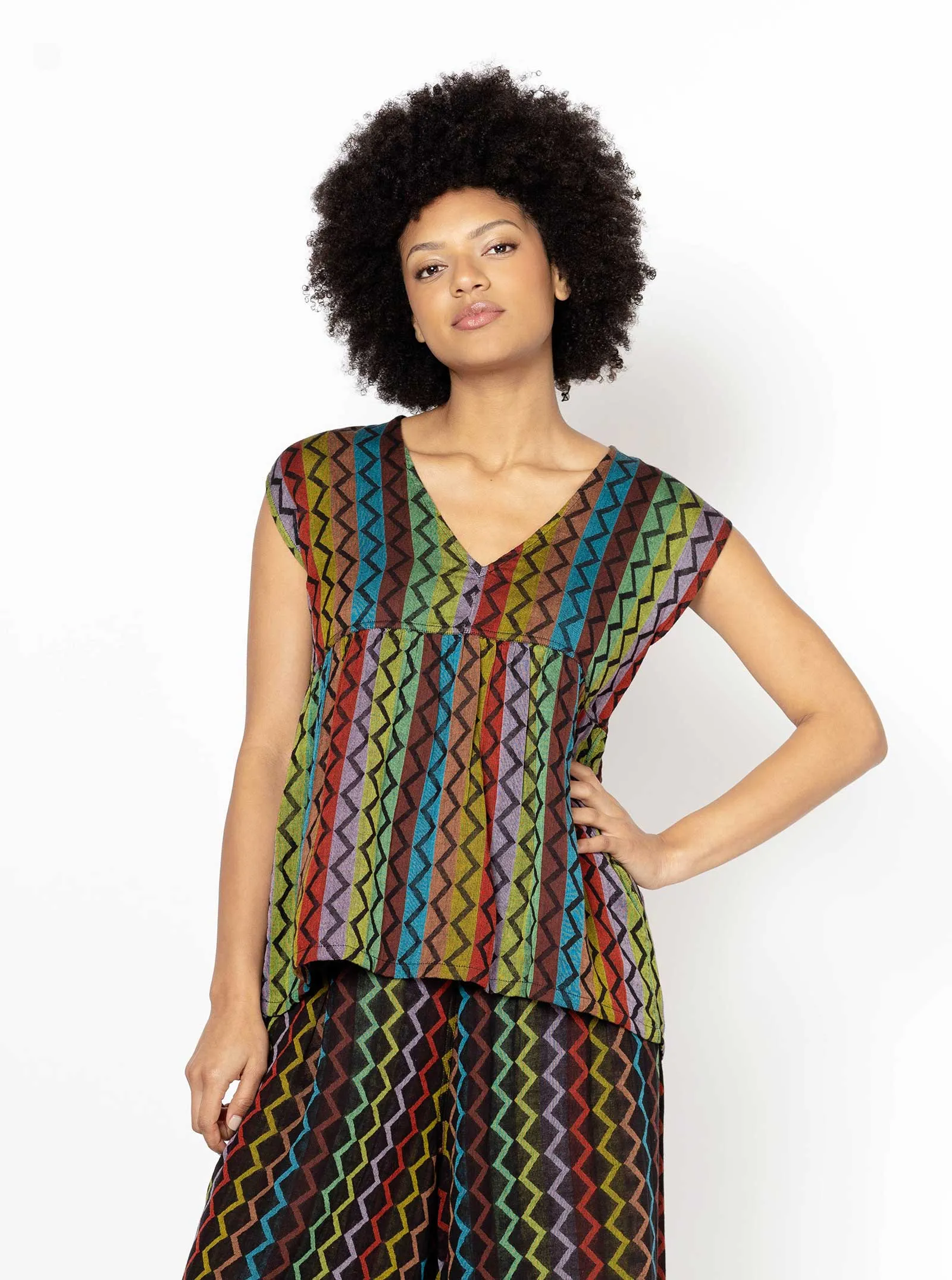 sample sale | pia top ziggy | XS-M sold by Ace & Jig product image thumbnail 2