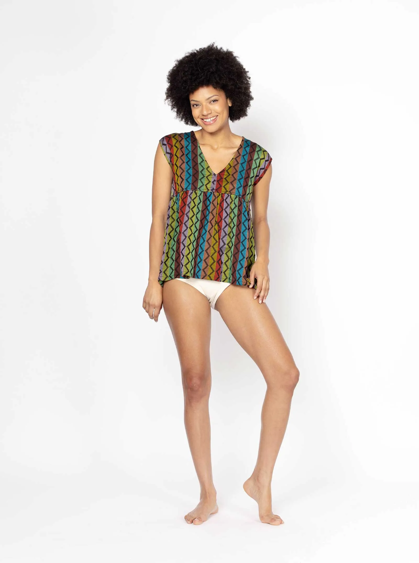 sample sale | pia top ziggy | XS-M sold by Ace & Jig product image thumbnail 4