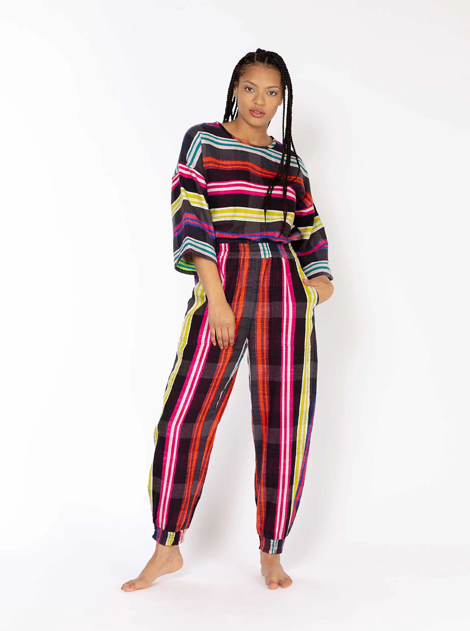 sample sale | cloud pant bravo | 3X & 4X sold by Ace & Jig product image thumbnail 3