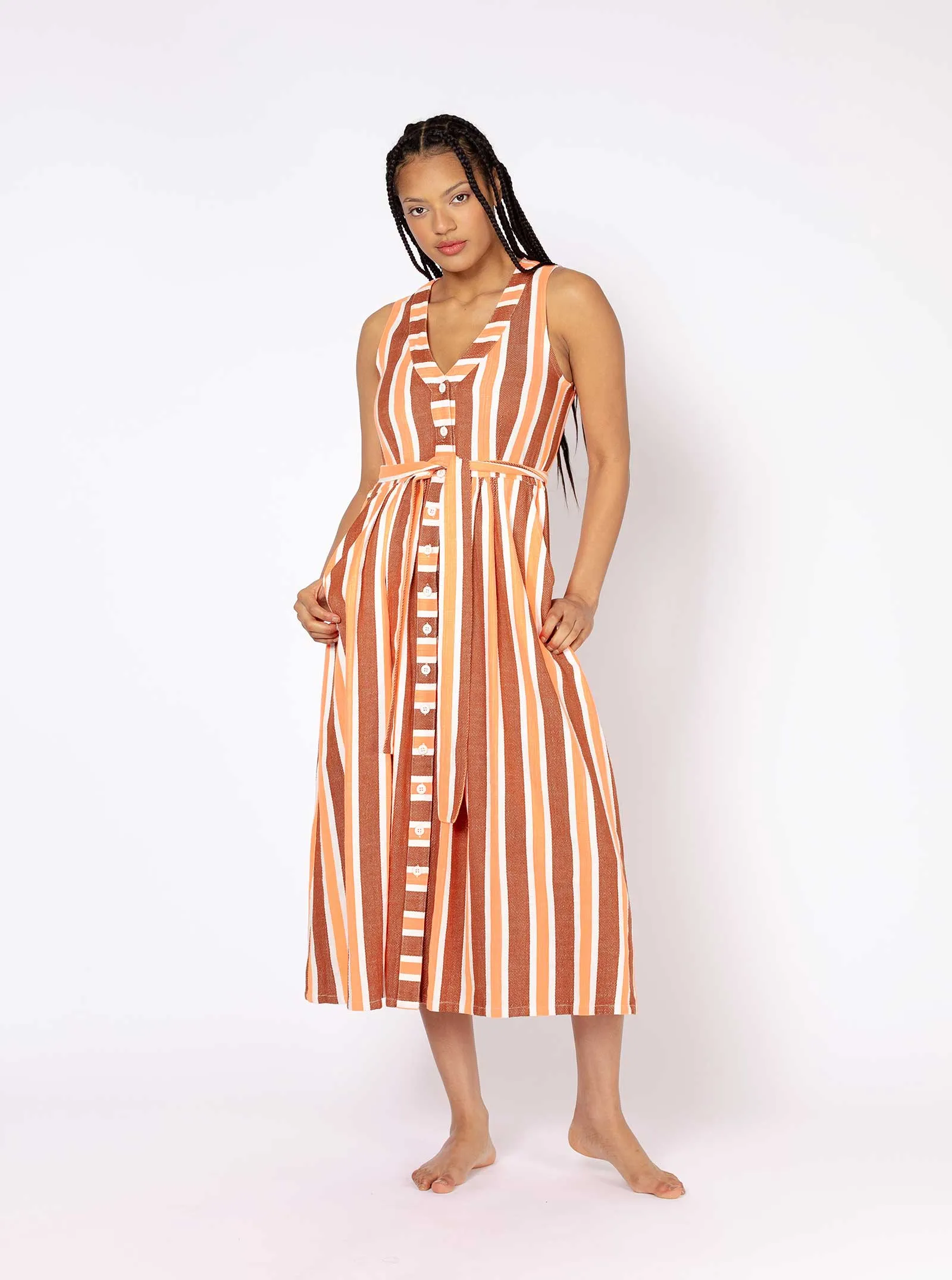 sample sale | callie dress backstroke | XS & S sold by Ace & Jig product image thumbnail 4