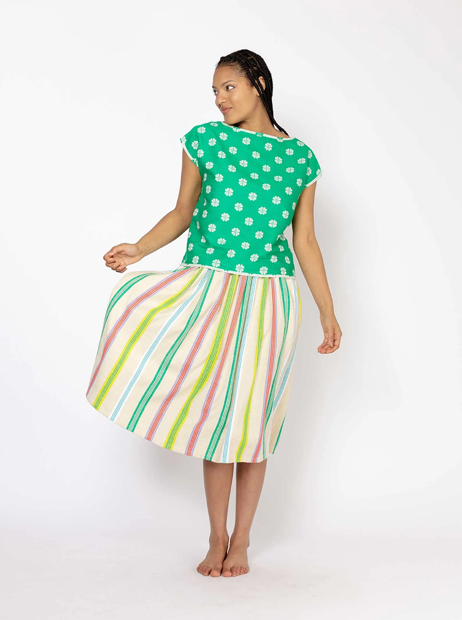 sample sale | shell daisy | XS & S sold by Ace & Jig product image thumbnail 2