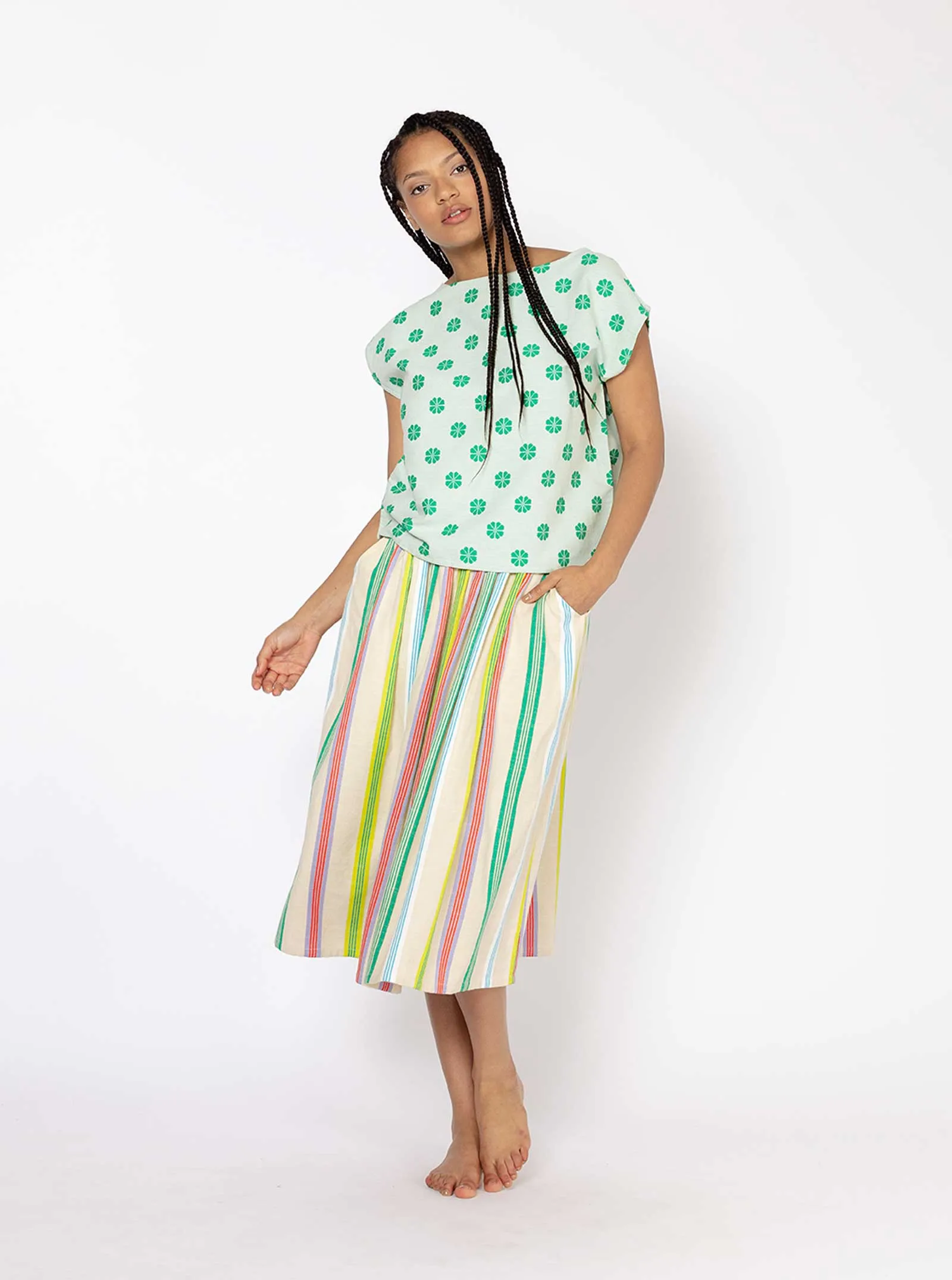 sample sale | shell daisy | XS & S sold by Ace & Jig product image thumbnail 3