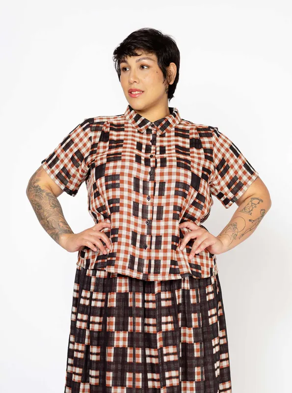 sample sale | winnie top squaredance | XXS & XS sold by Ace & Jig