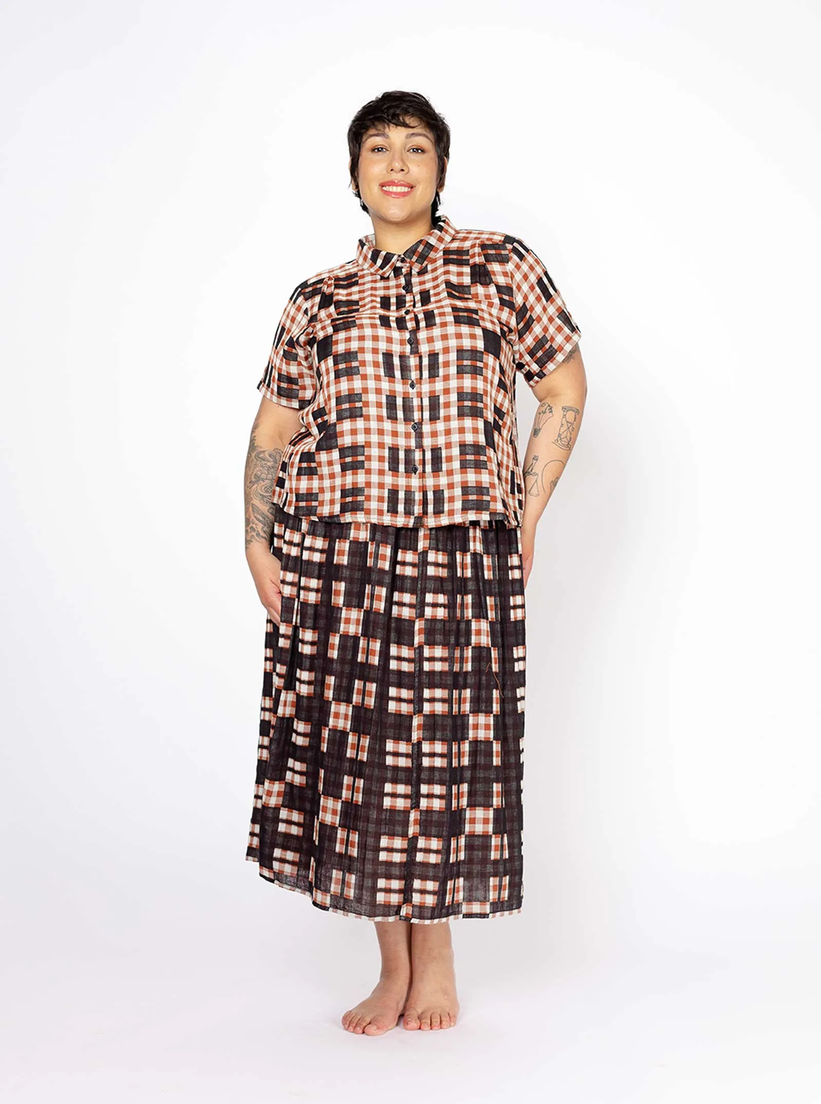 sample sale | winnie top squaredance | XXS & XS sold by Ace & Jig product image thumbnail 2