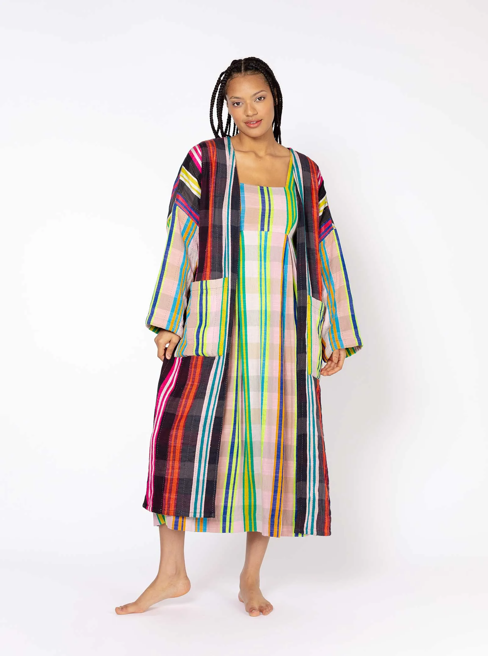 sample sale | long quilted duster bravo | XS-XL sold by Ace & Jig product image thumbnail 5