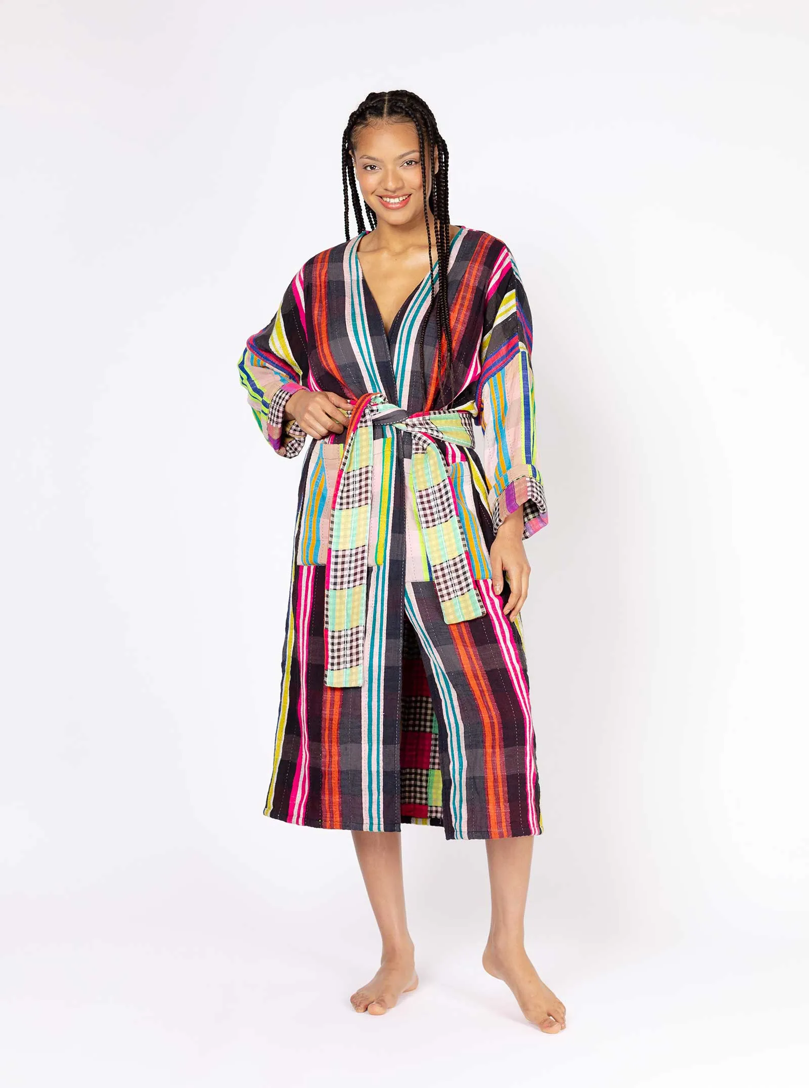 sample sale | long quilted duster bravo | XS-XL sold by Ace & Jig product image thumbnail 2