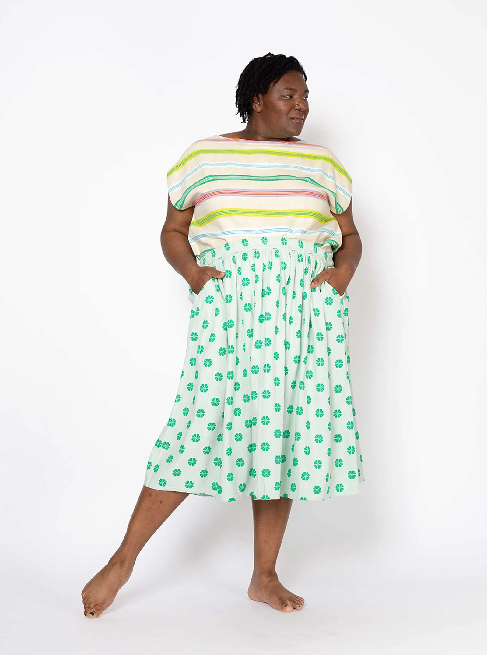 sample sale | riri skirt daisy | XXS-2X sold by Ace & Jig product image thumbnail 3