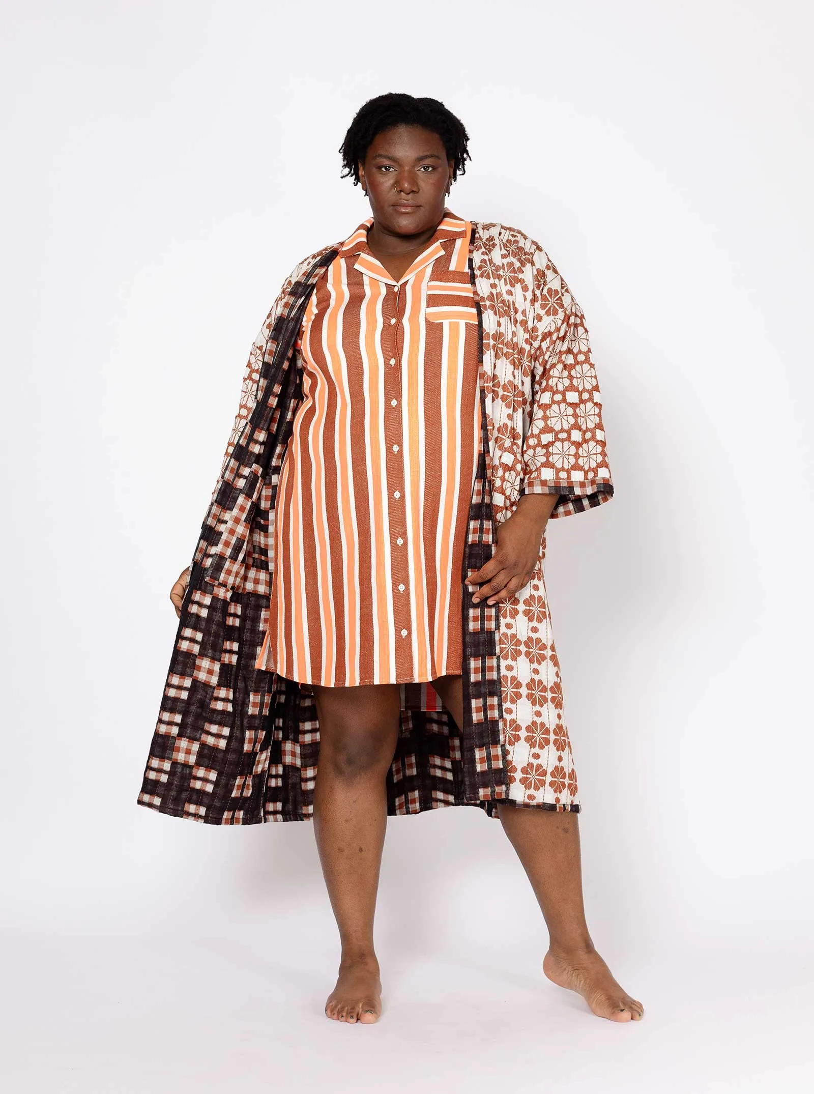 sample sale | long quilted duster derby | XS sold by Ace & Jig product image thumbnail 5