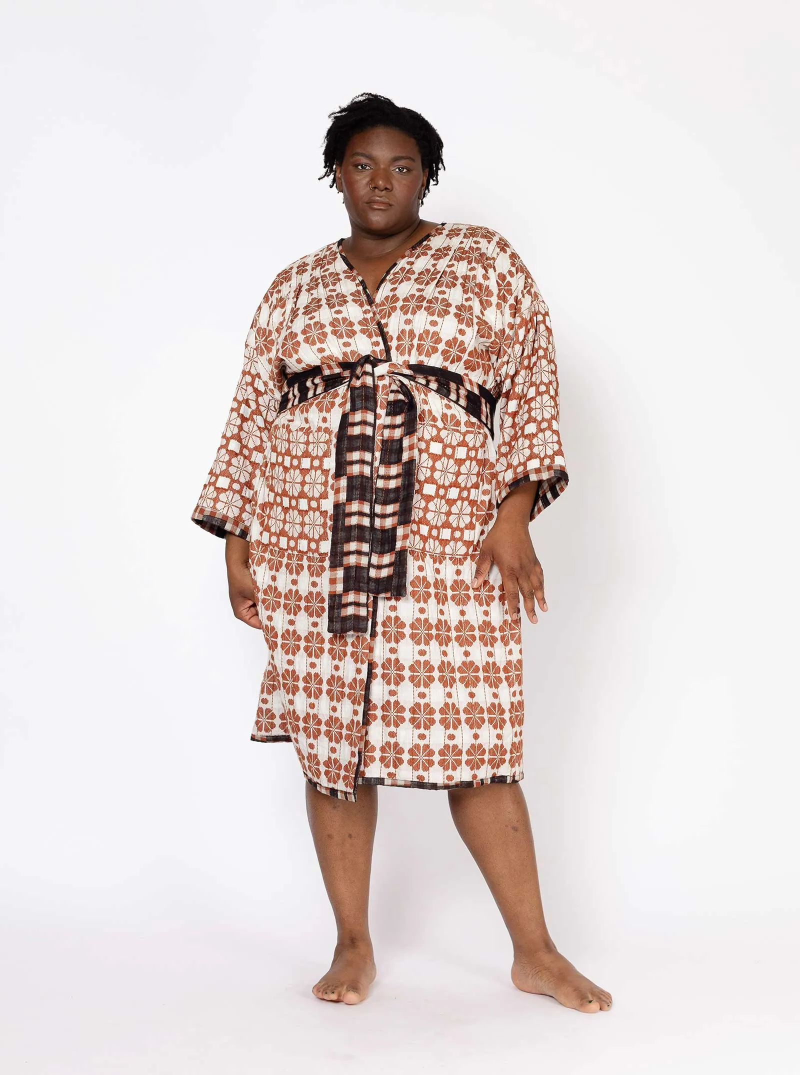 sample sale | long quilted duster derby | XS sold by Ace & Jig product image thumbnail 2