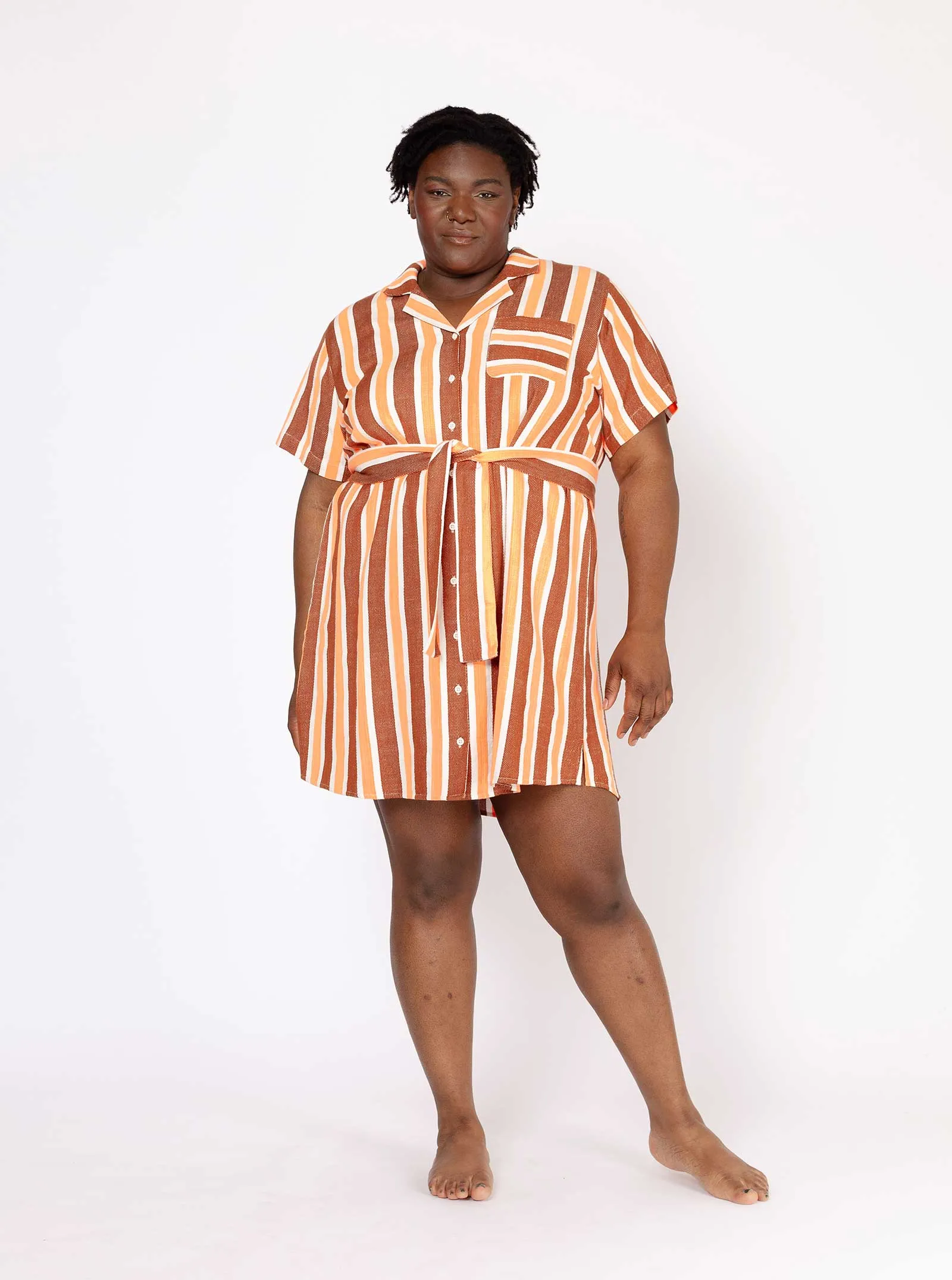 sample sale | gia shirtdress backstroke | XS-3X sold by Ace & Jig product image thumbnail 5