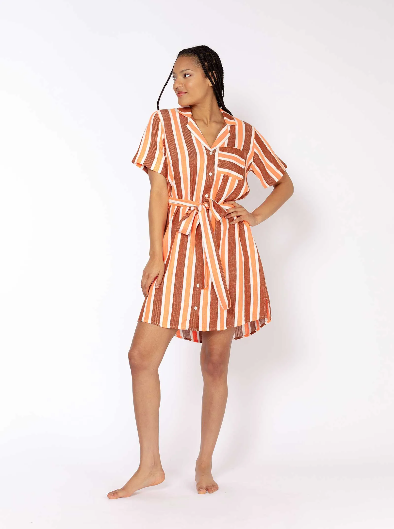 sample sale | gia shirtdress backstroke | XS-3X sold by Ace & Jig product image thumbnail 4