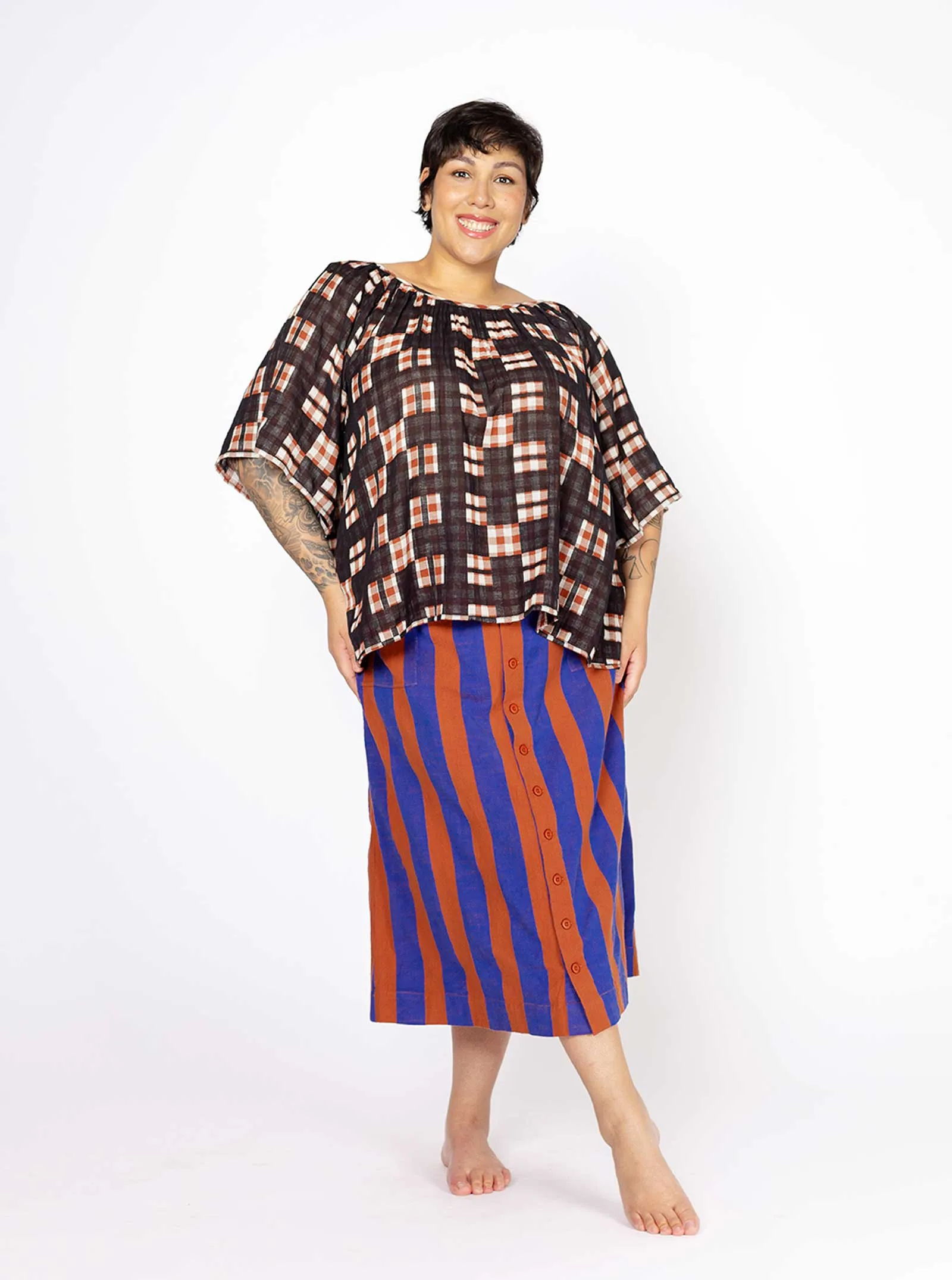 sample sale | gigi top squaredance | XS sold by Ace & Jig product image thumbnail 2