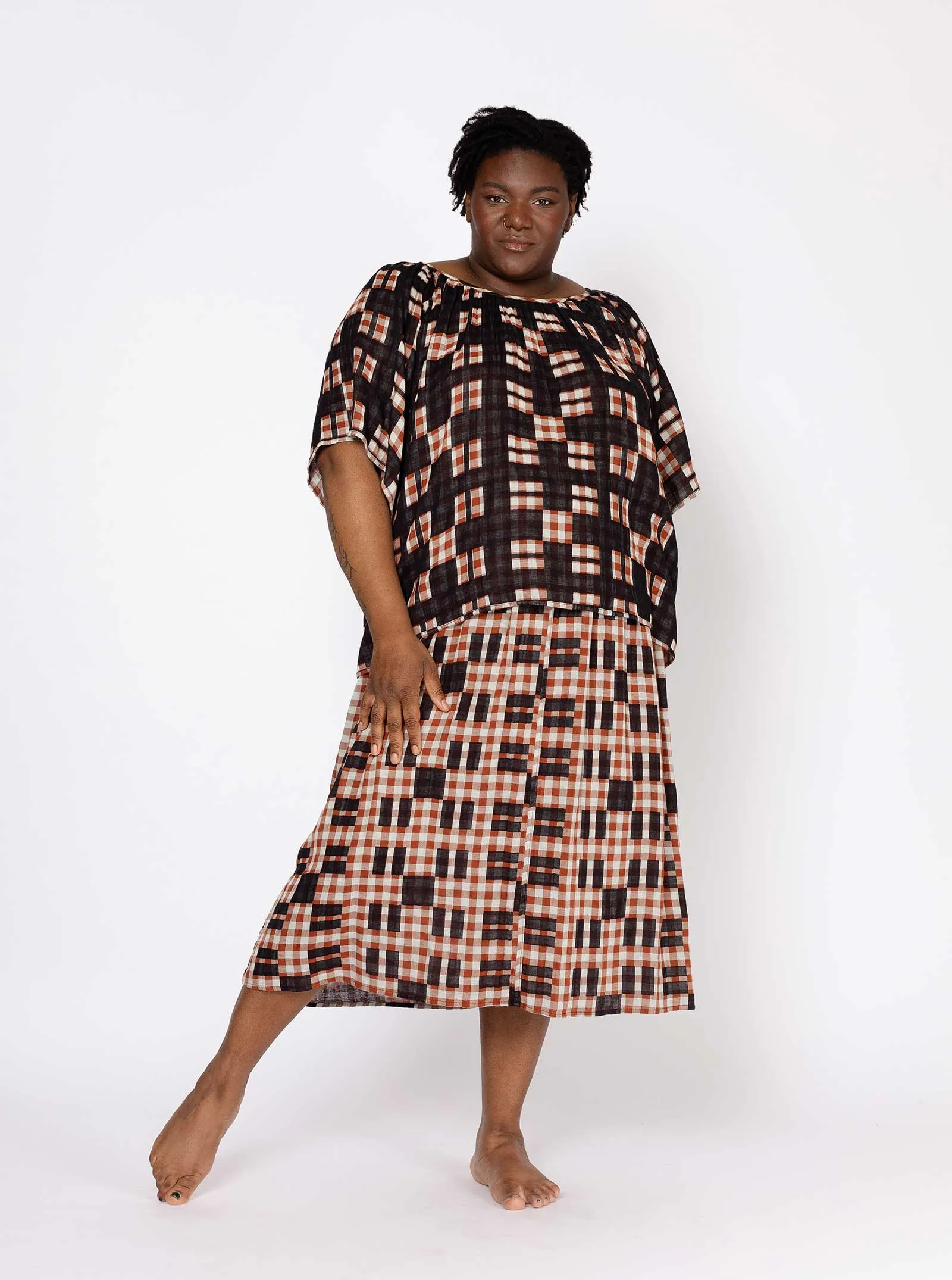 sample sale | gigi top squaredance | XS sold by Ace & Jig product image thumbnail 5