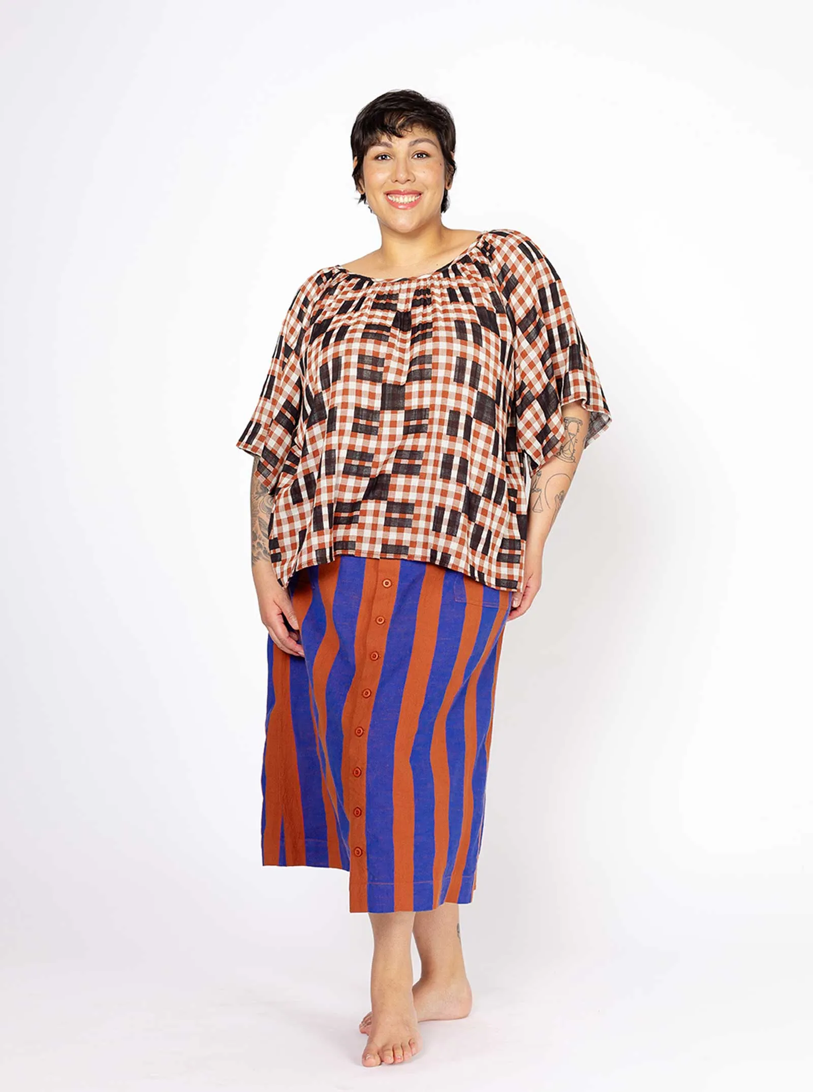 sample sale | gigi top squaredance | XS sold by Ace & Jig product image thumbnail 3