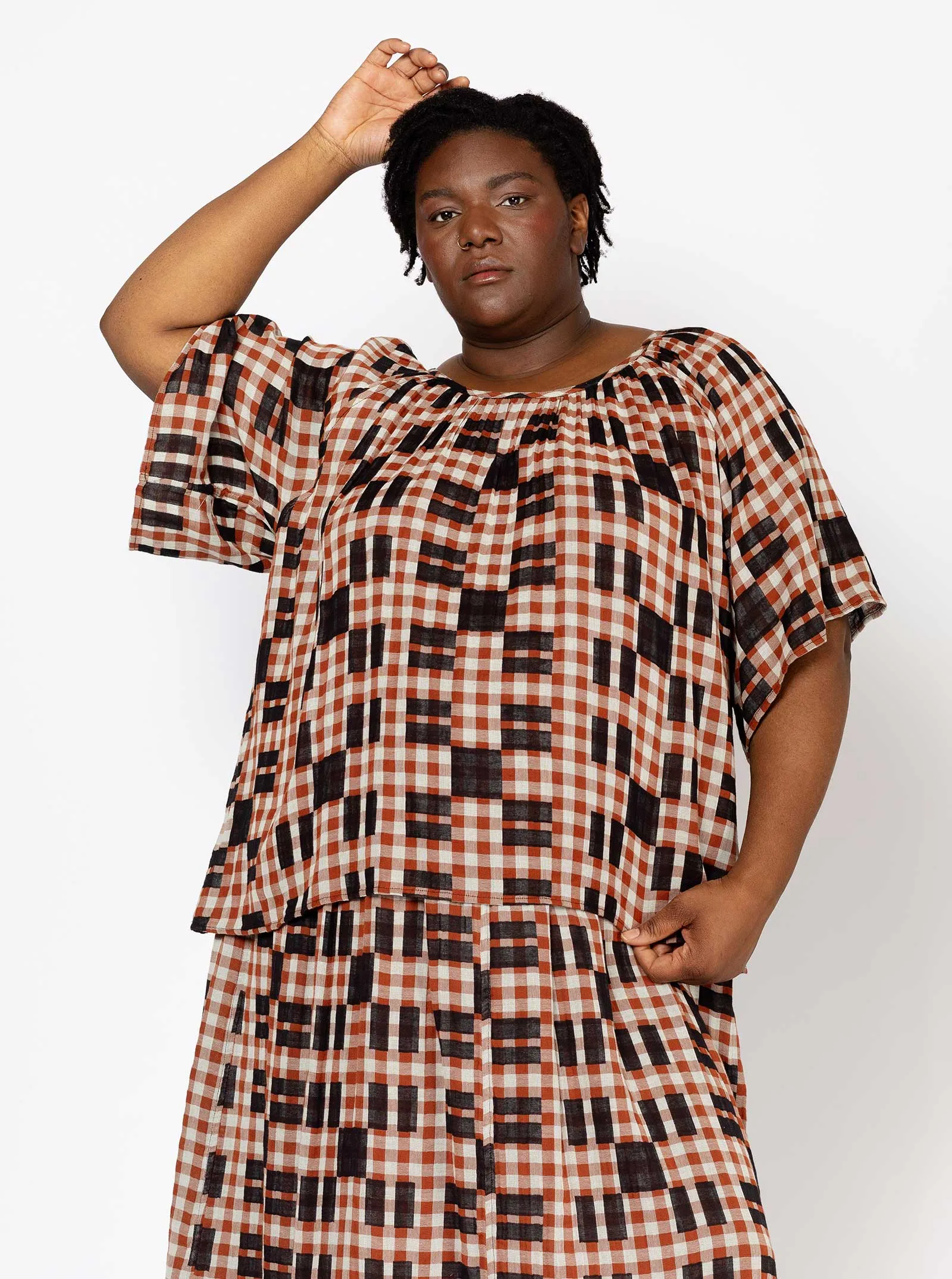sample sale | gigi top squaredance | XS sold by Ace & Jig product image thumbnail 4