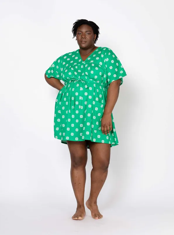 sample sale | pilar dress green daisy | XXS-XL sold by Ace & Jig