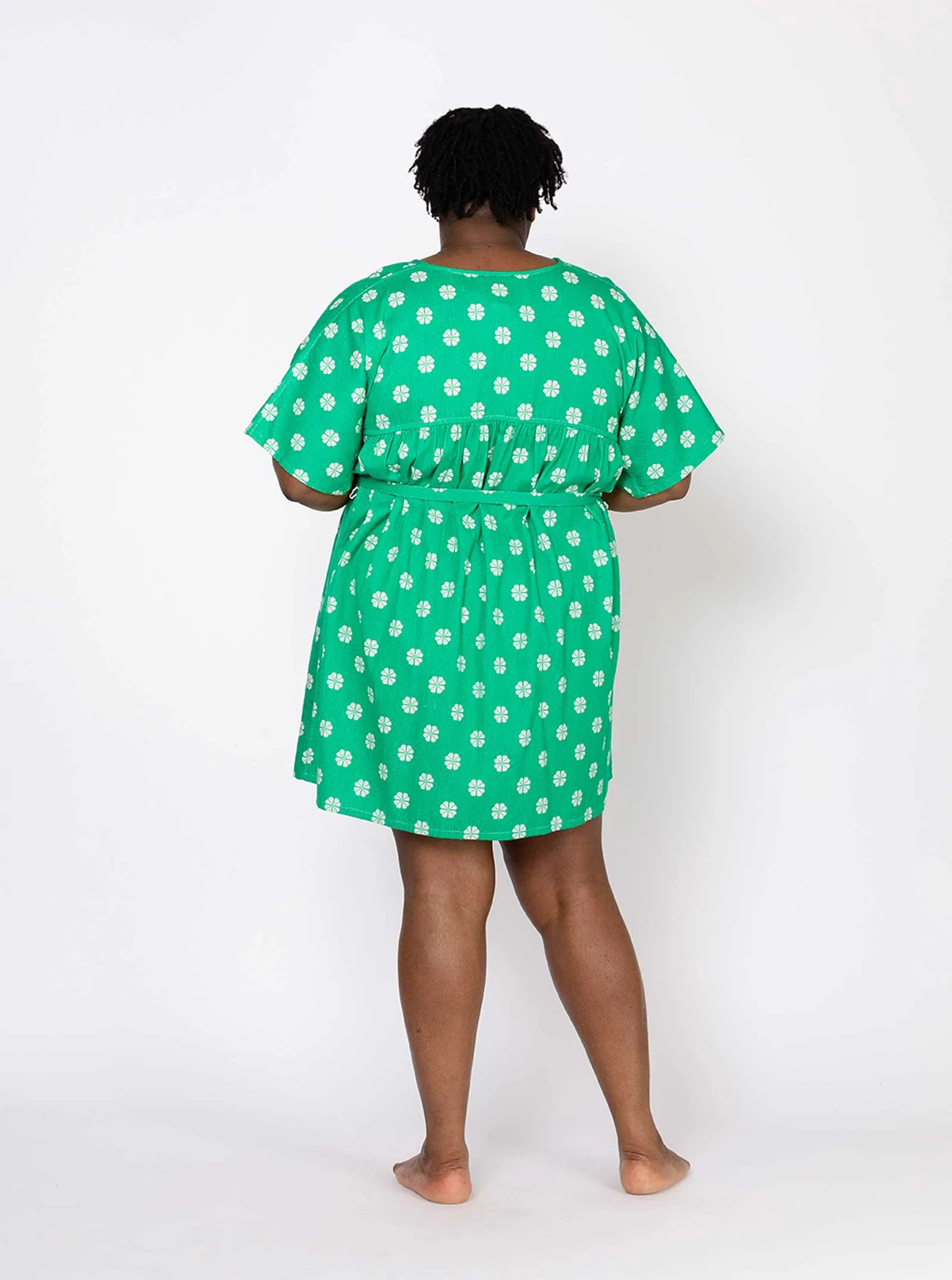 sample sale | pilar dress green daisy | XXS-XL sold by Ace & Jig product image thumbnail 4