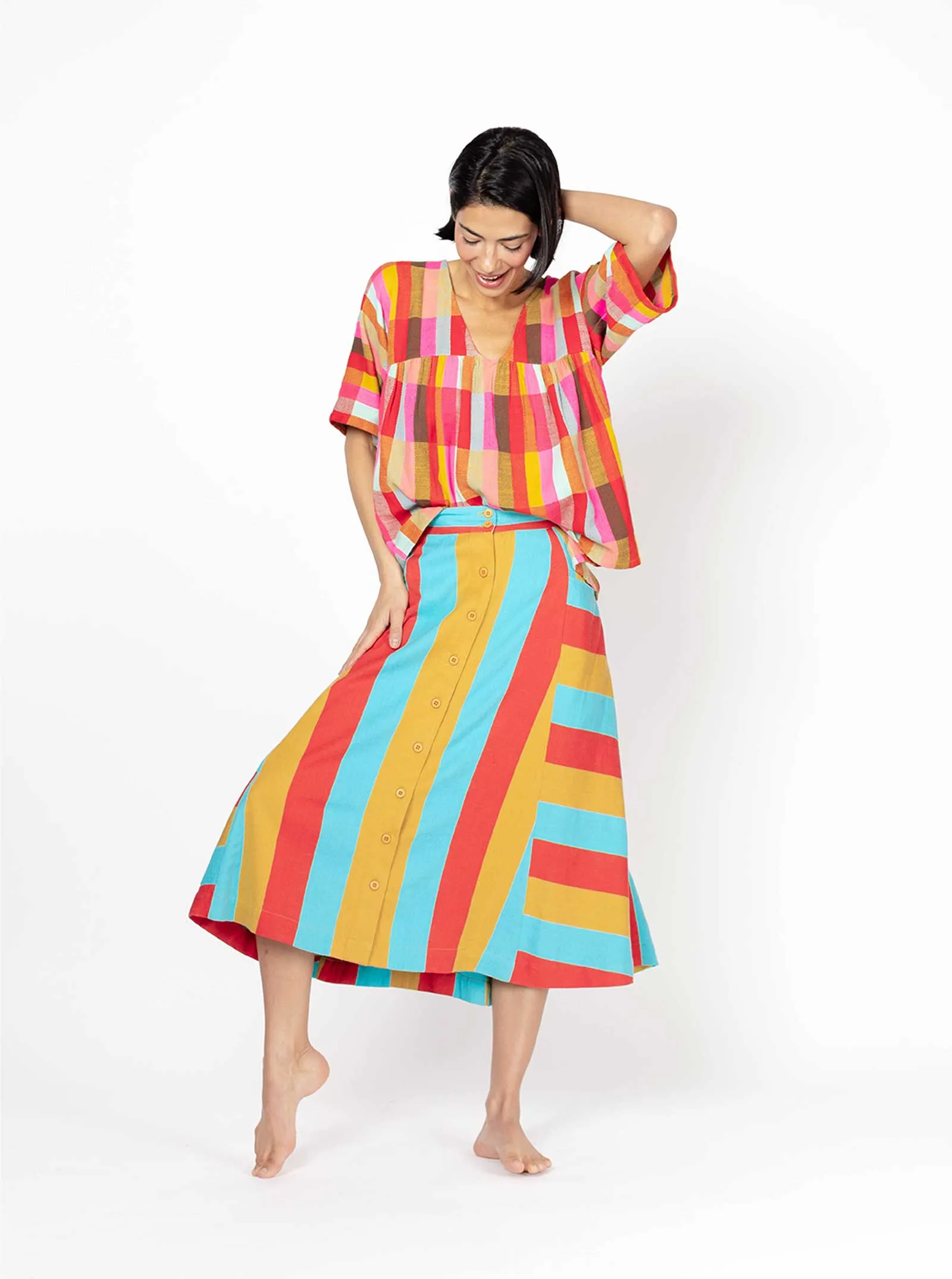 sample sale | gertie skirt canopy | XXS & XS sold by Ace & Jig product image thumbnail 5