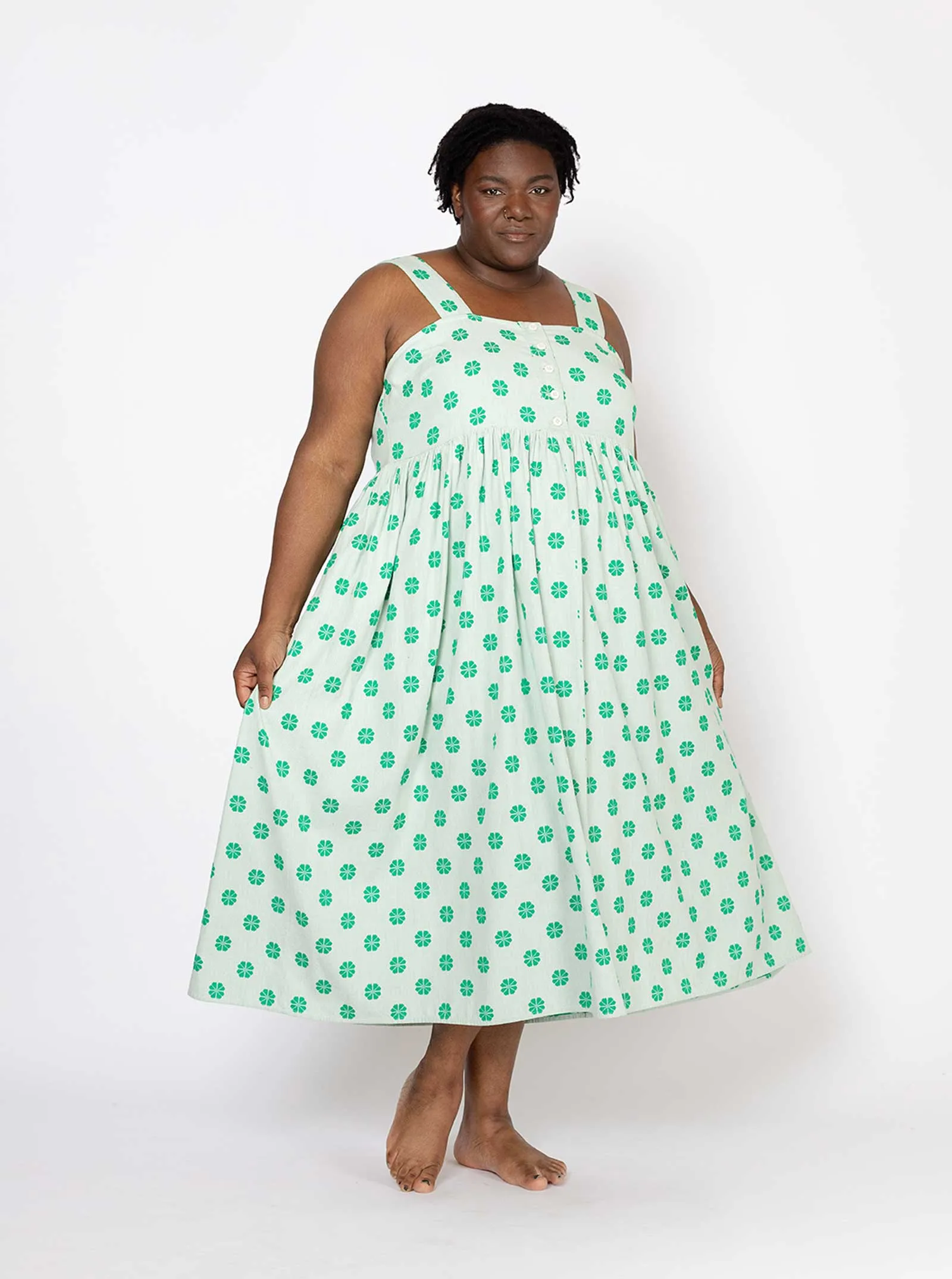 sample sale | gabby dress daisy | XS-M sold by Ace & Jig product image thumbnail 4