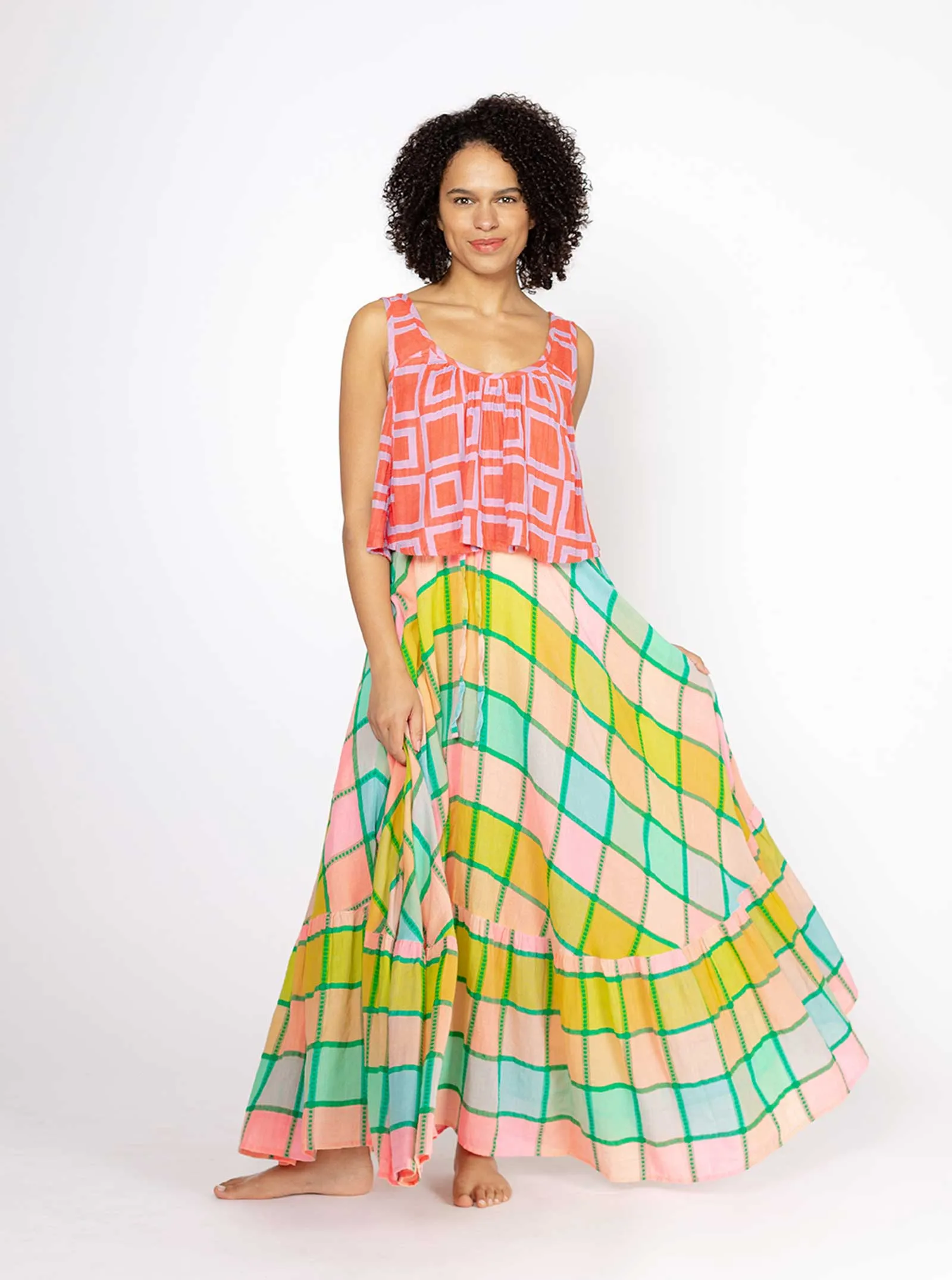 sample sale | pearl tank zinnia | XXS-4X sold by Ace & Jig product image thumbnail 3