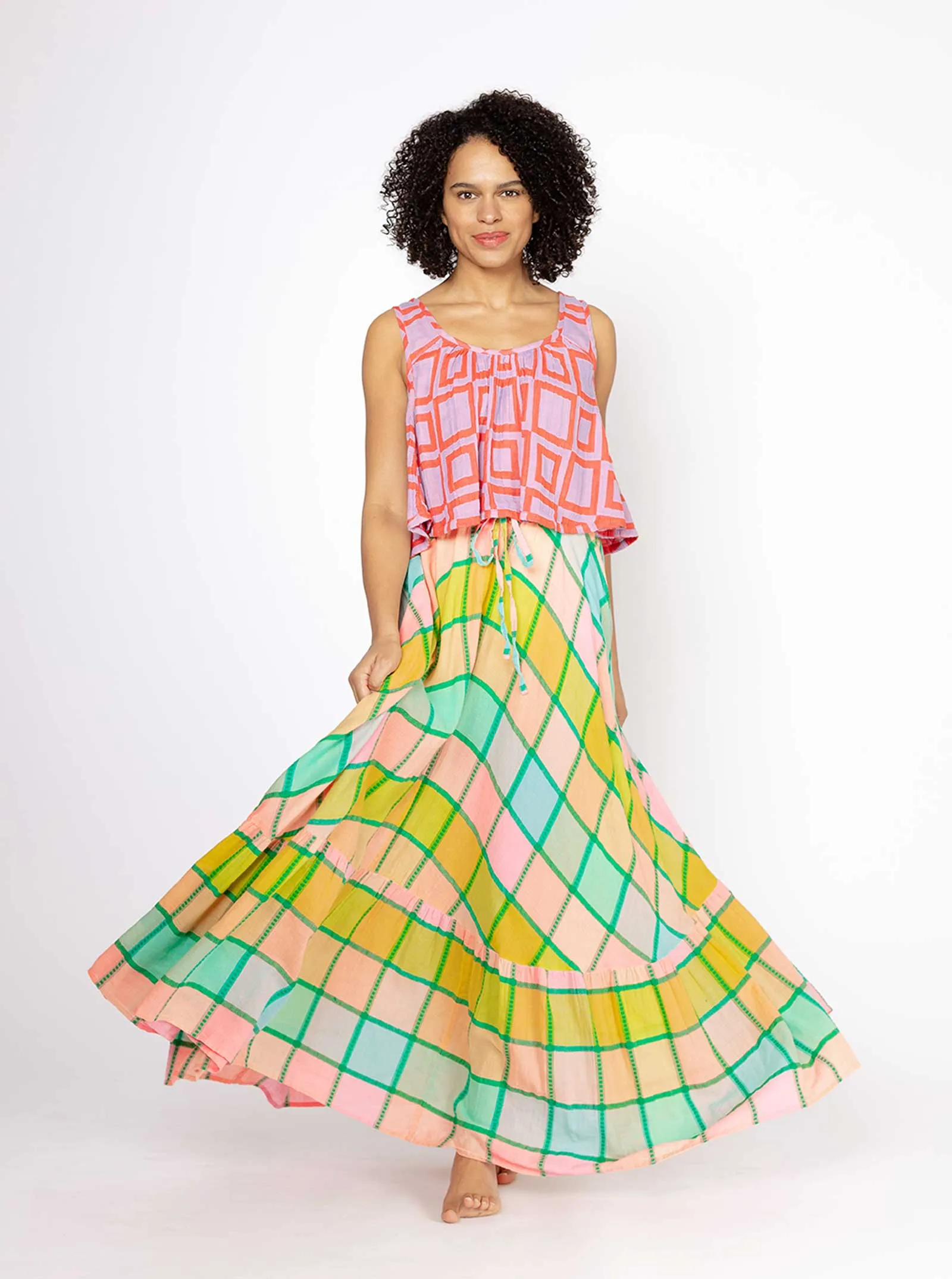 sample sale | pearl tank zinnia | XXS-4X sold by Ace & Jig product image thumbnail 2