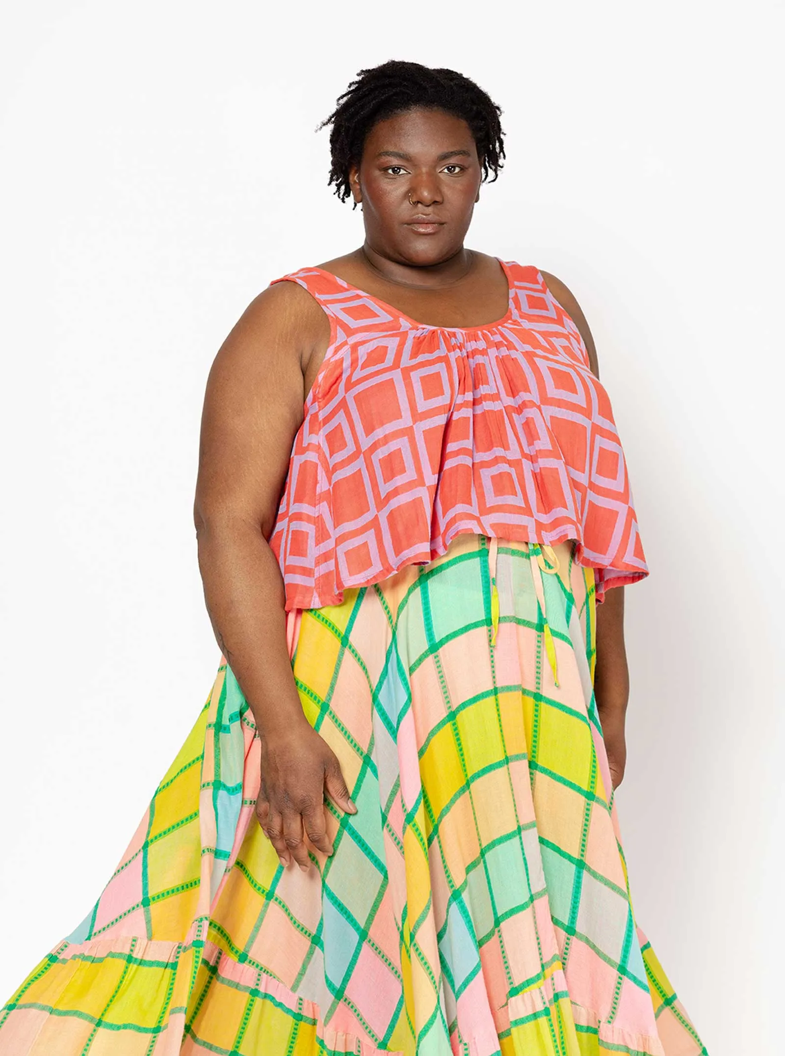 sample sale | pearl tank zinnia | XXS-4X sold by Ace & Jig product image thumbnail 5