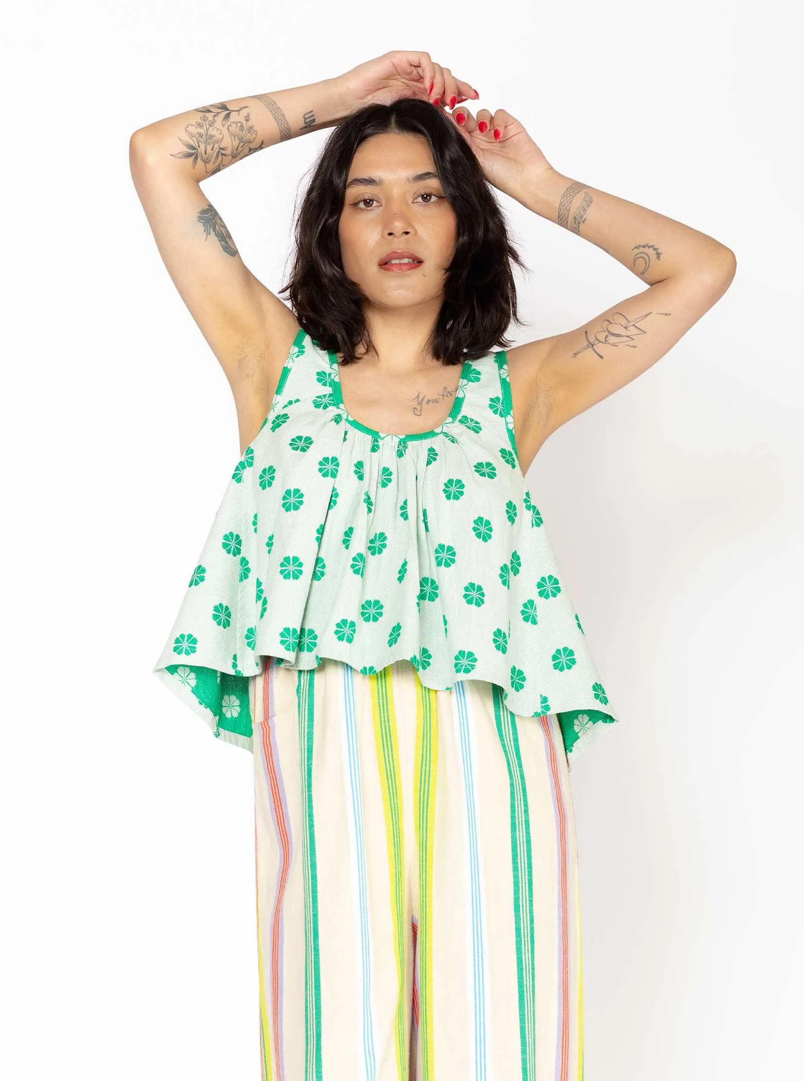 sample sale | pearl tank daisy | 2X sold by Ace & Jig