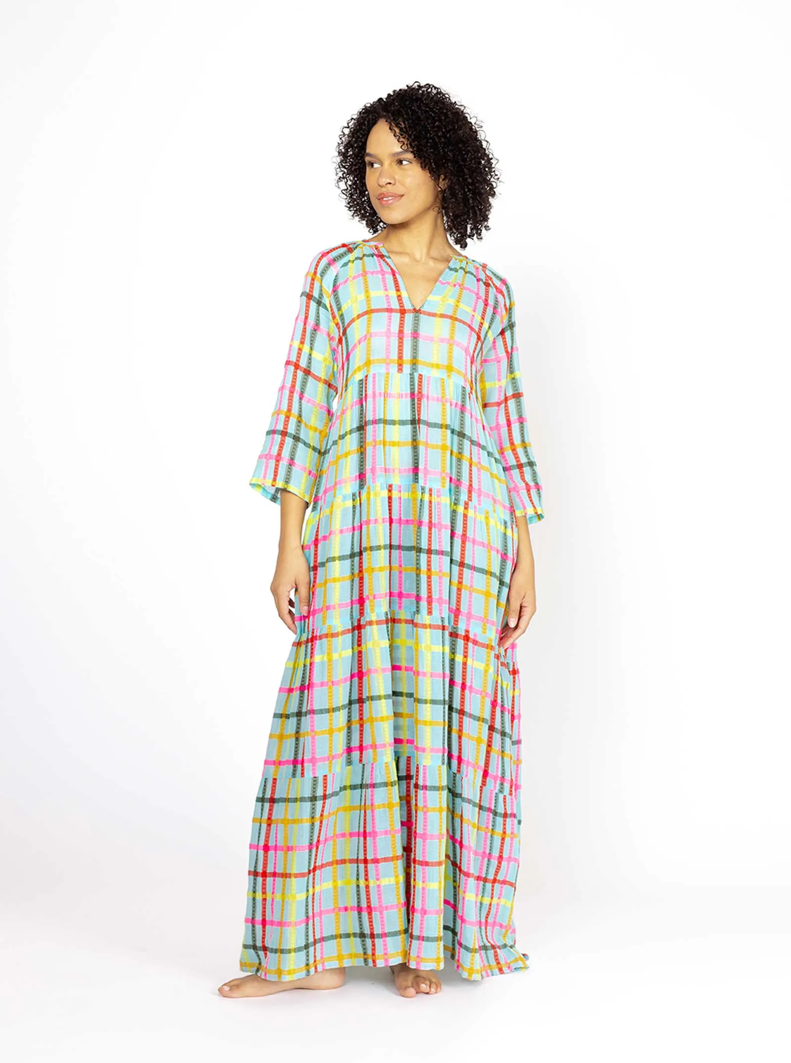 sample sale | misty dress surf | XXS sold by Ace & Jig