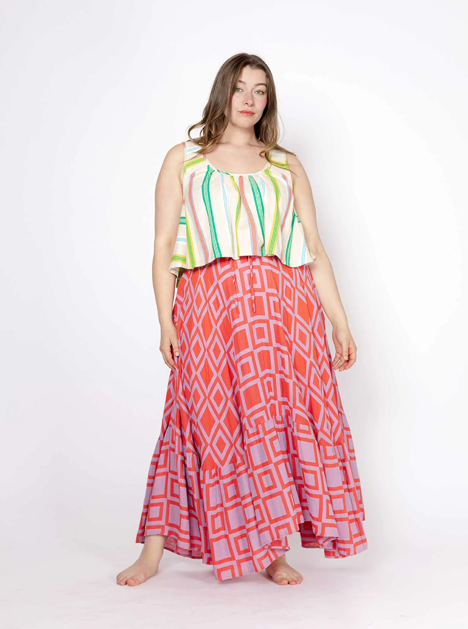 sample sale | pearl tank lifeguard | XXS-1X sold by Ace & Jig product image thumbnail 2