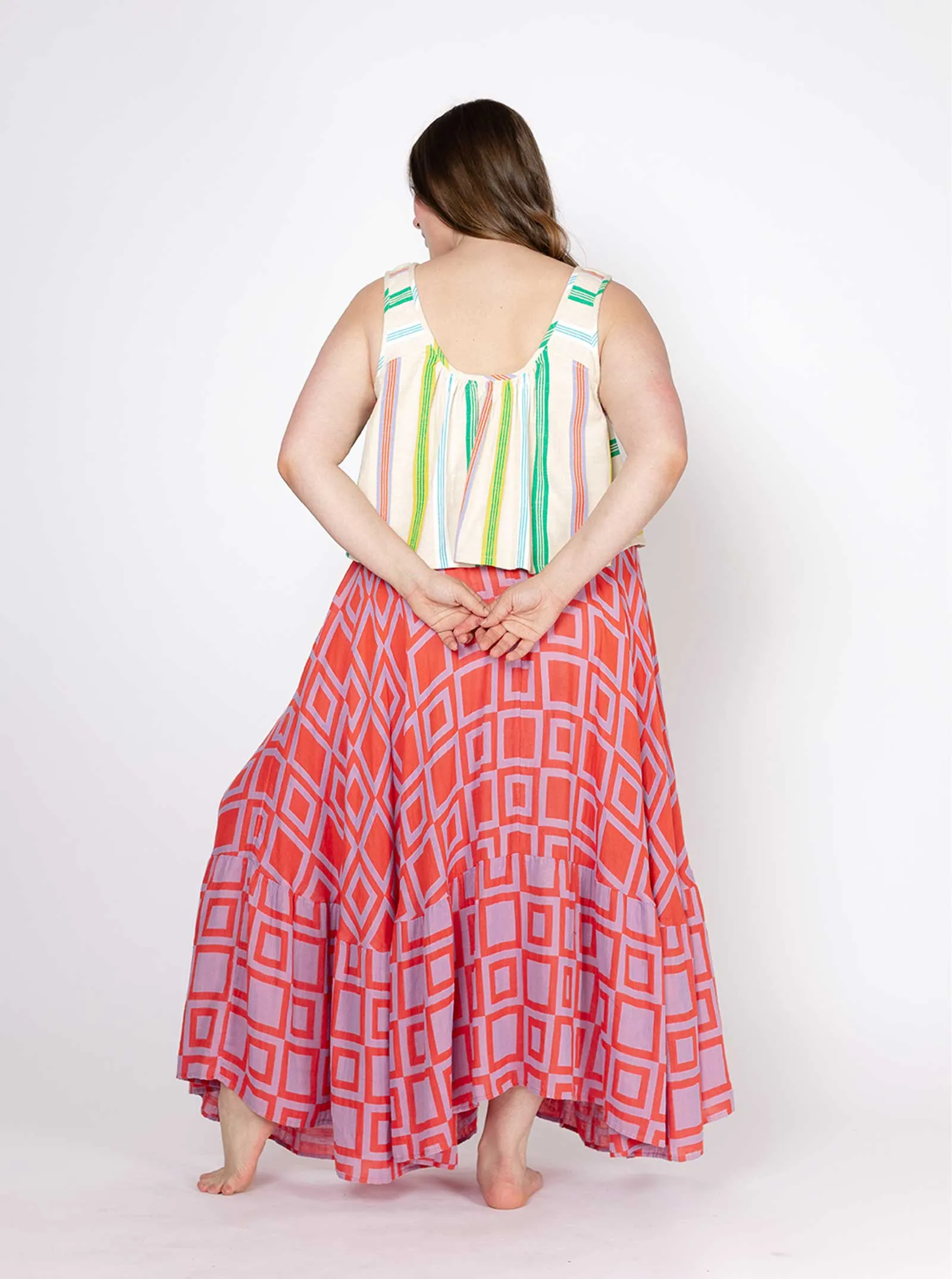 sample sale | pearl tank lifeguard | XXS-1X sold by Ace & Jig product image thumbnail 3